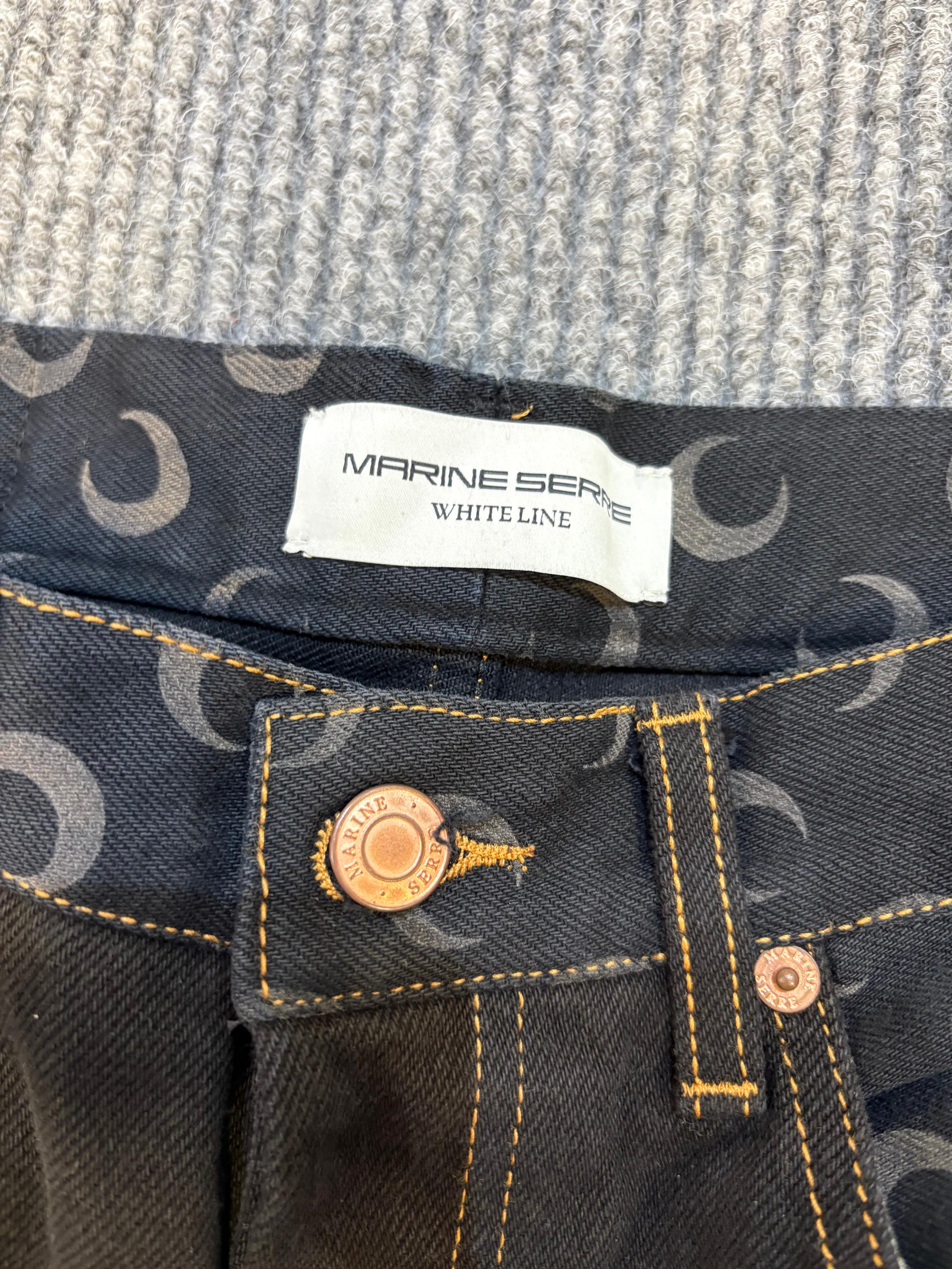 Marine Serre Denim Pants S