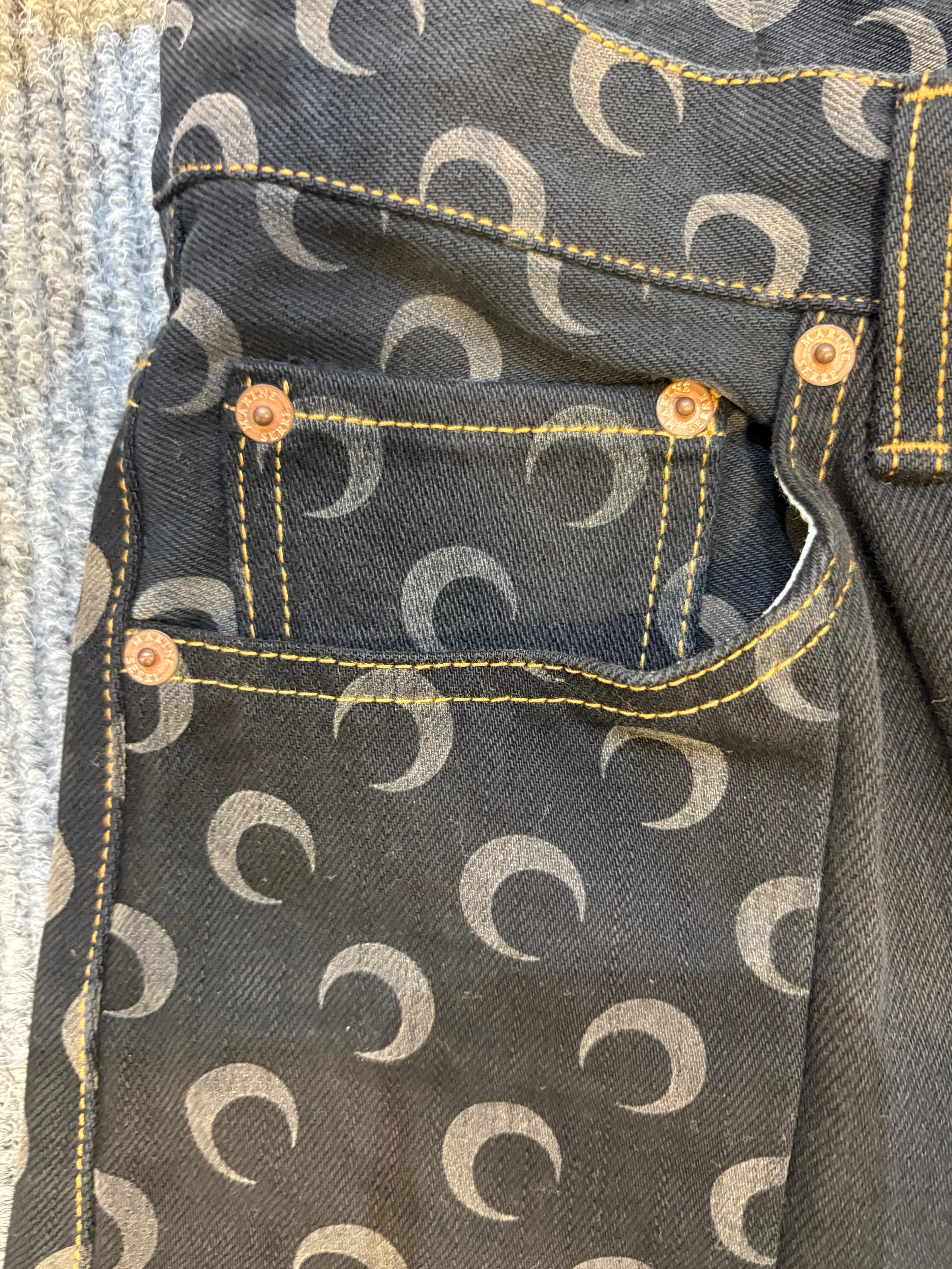 Marine Serre Denim Pants S