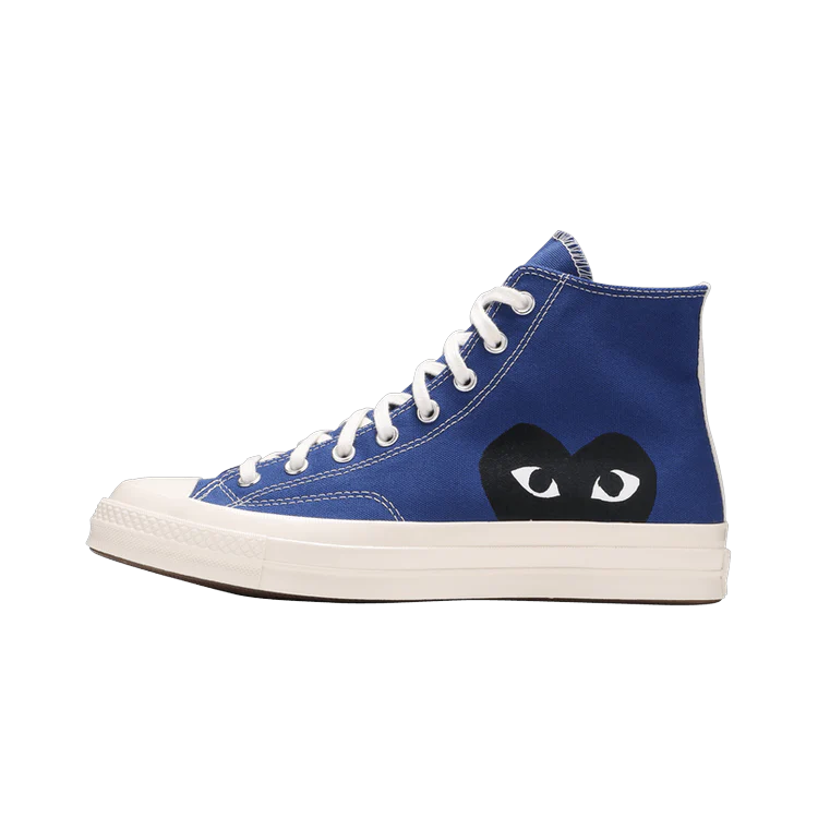 Converse Chuck Taylor All Star 70 Hi Comme des Garcons PLAY Blue Quartz