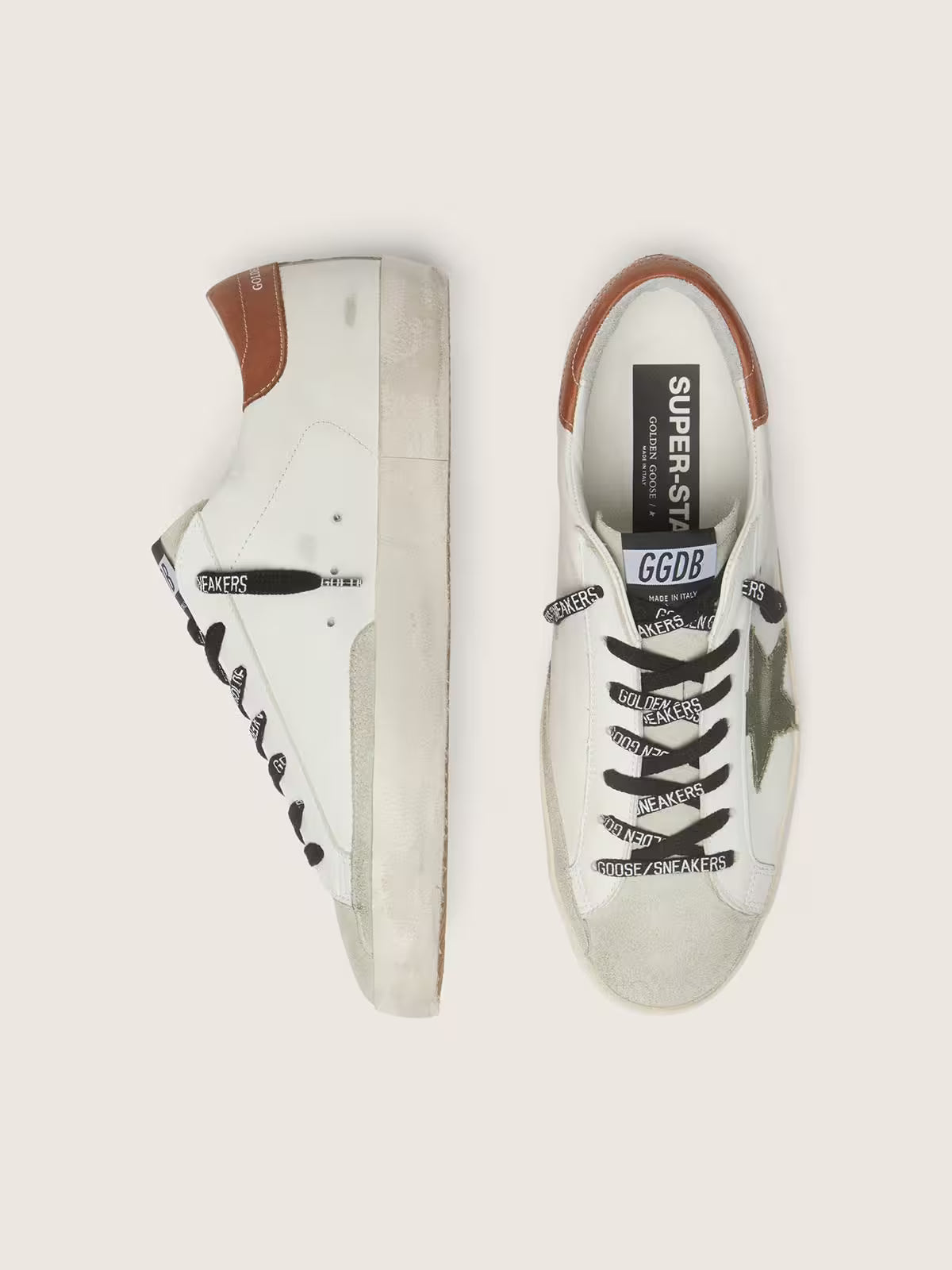 Super-Star Uomo con stella in canvas verde oliva