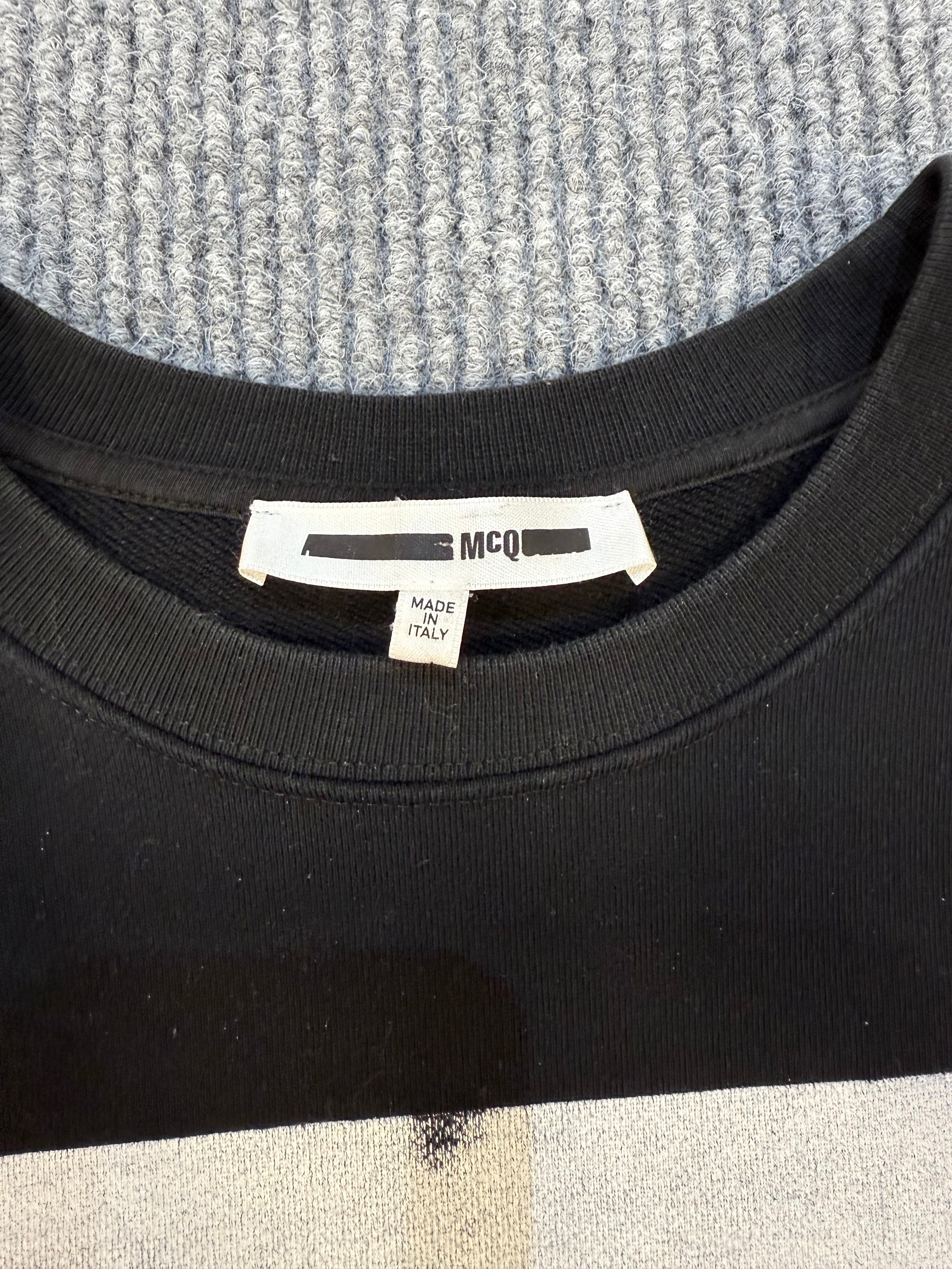 McQ Crewneck Black White L