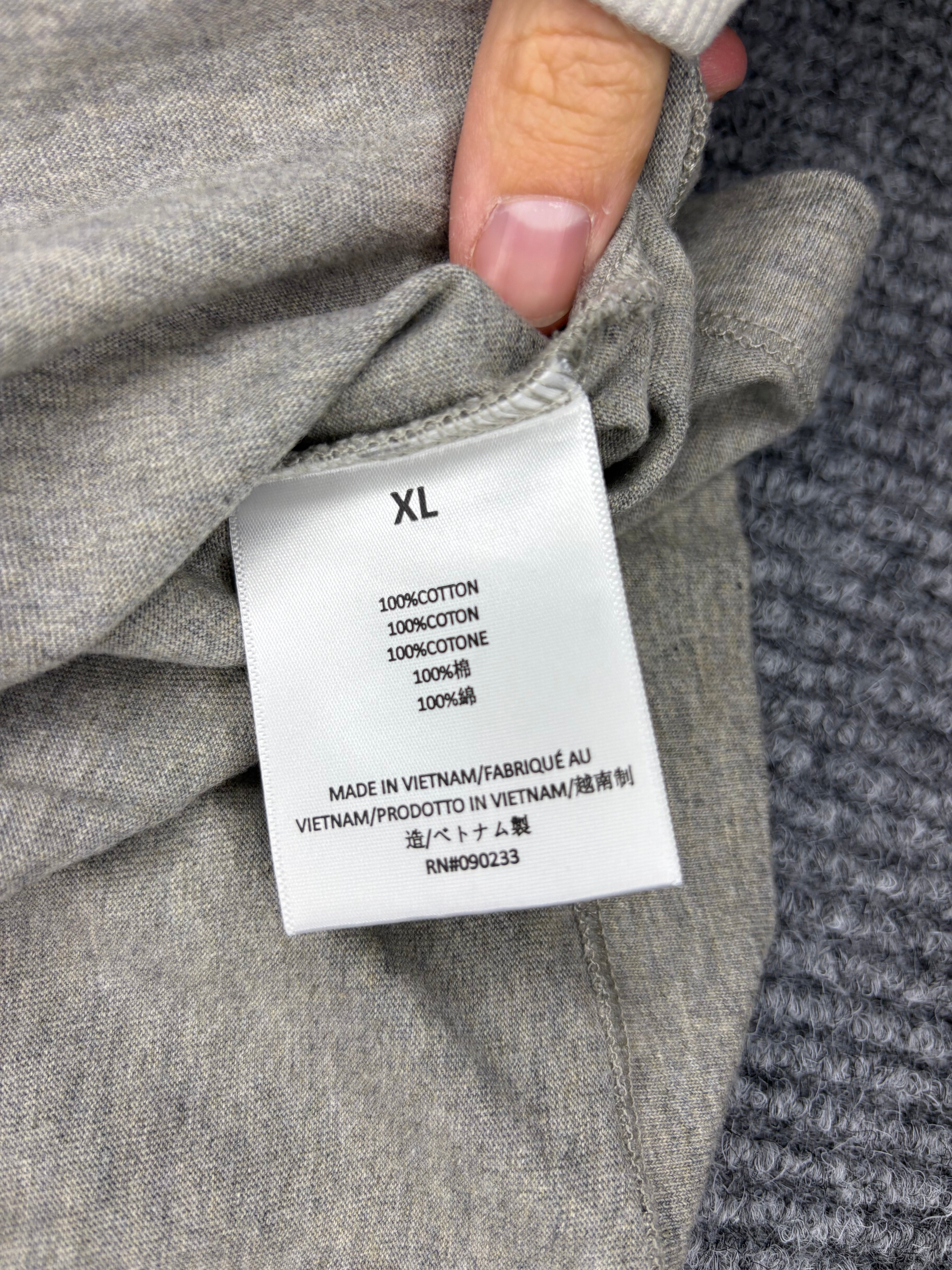 Essentials Fear Of God Tee Grey XL