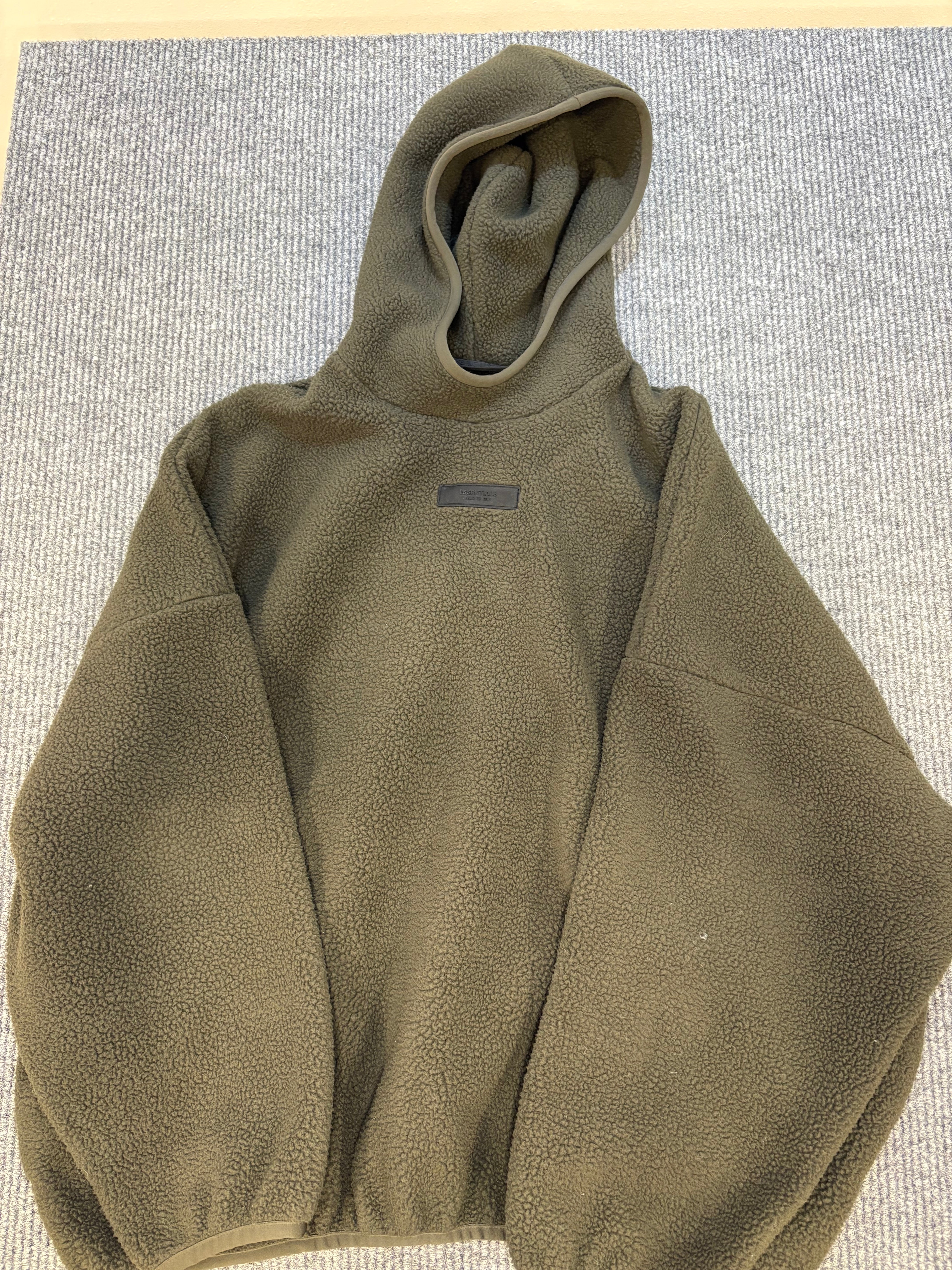 Essentials Fear Of God Fleece Olive XL