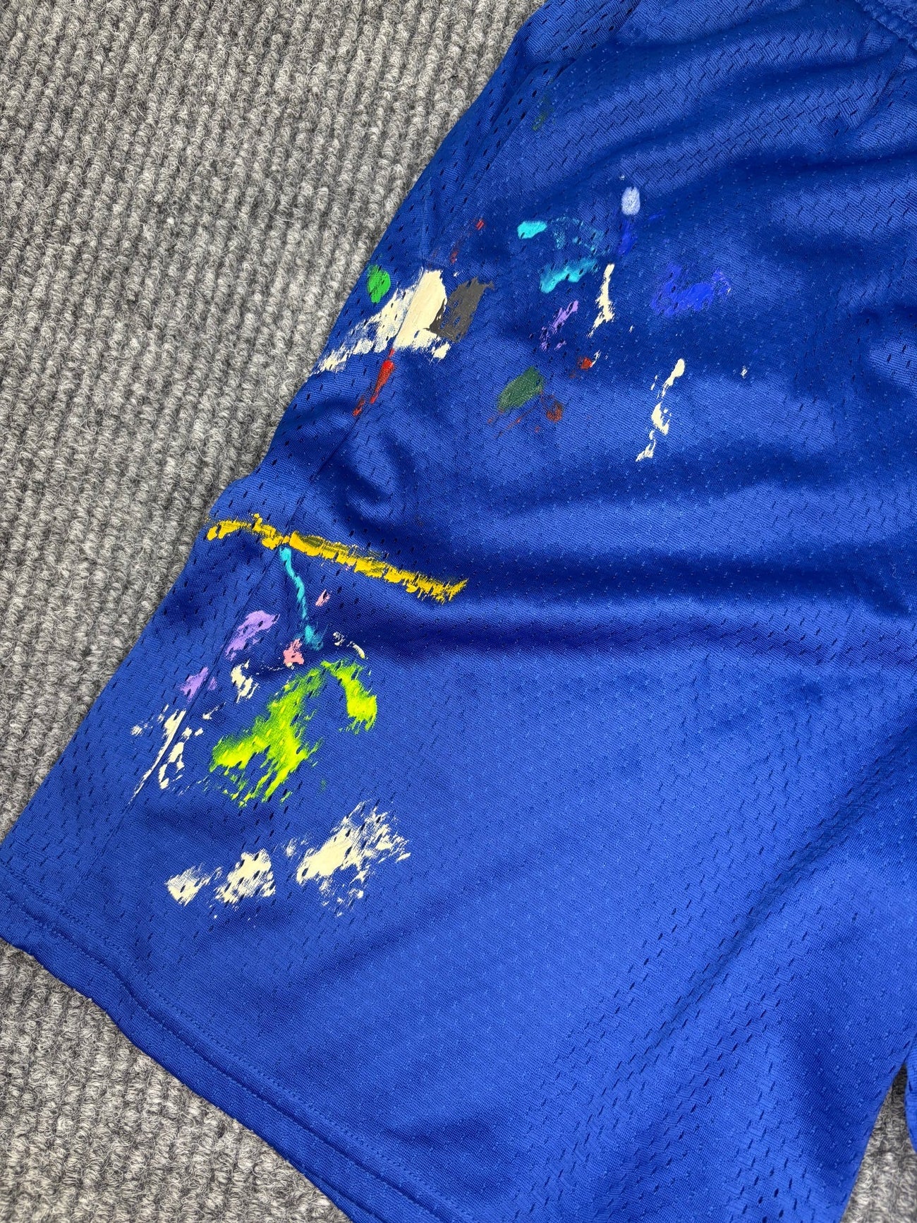 Gallery Dept French Studio Gym Paint Blue Short M