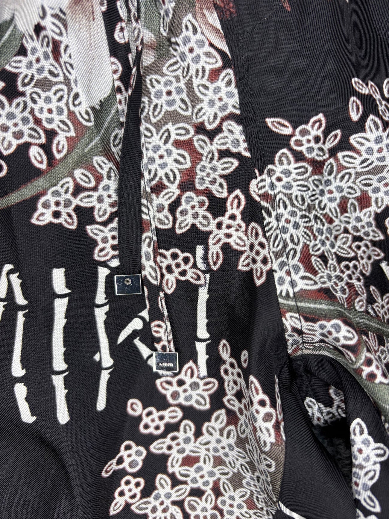 Amiri Hibiscus Short Black M