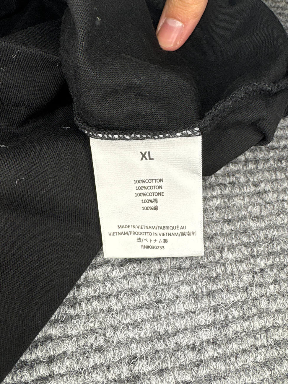 Essentials Fear Of God Tee Black XL