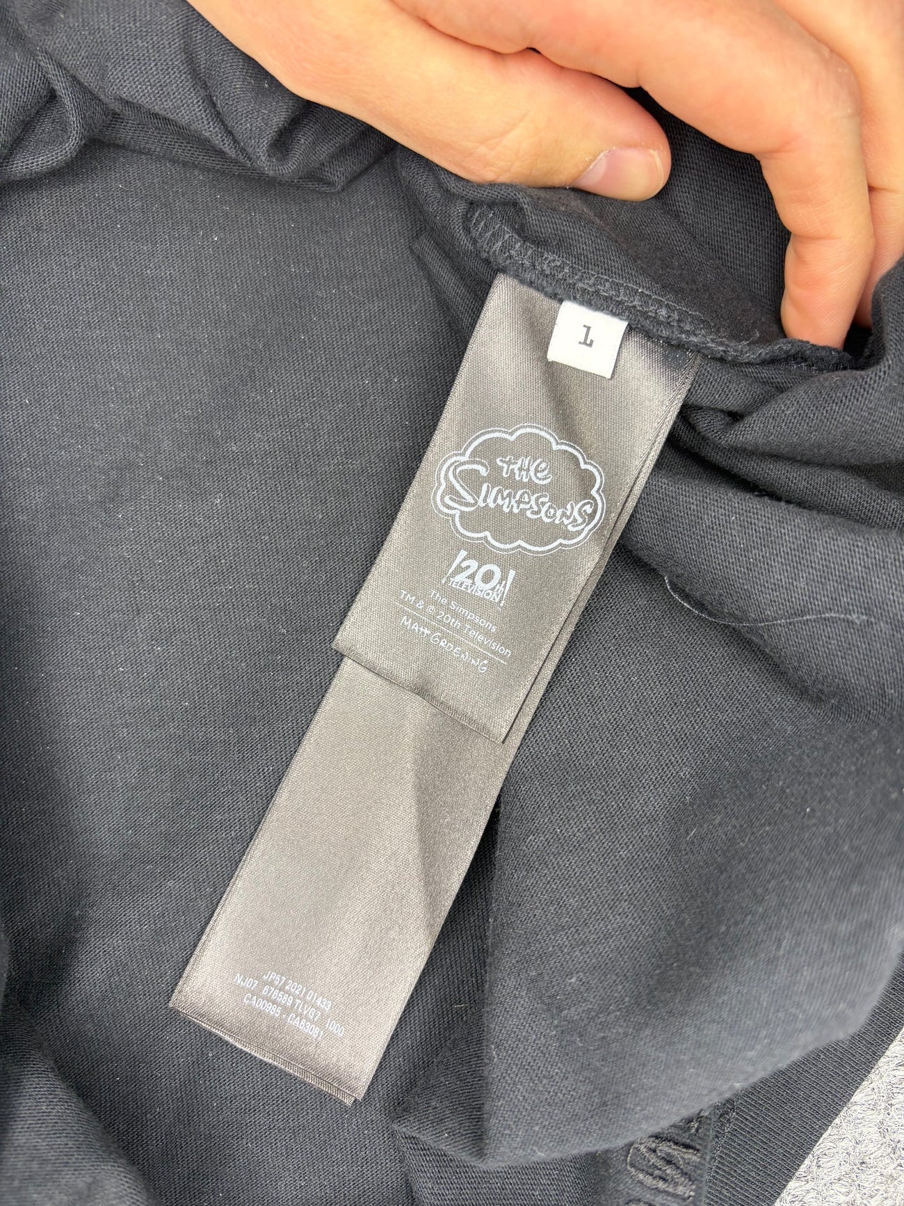 Balenciaga The Simpsons Tee Black L