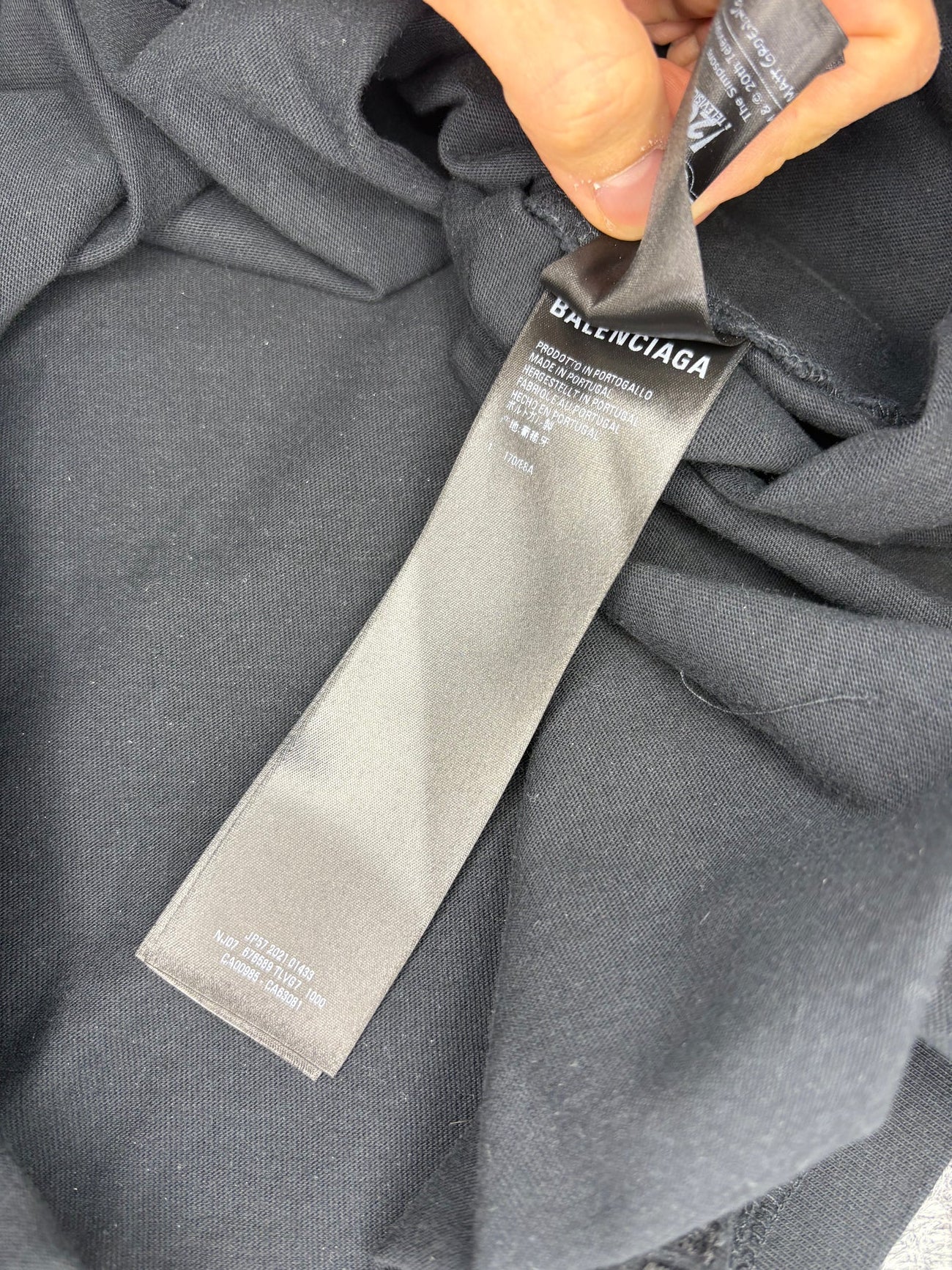 Balenciaga The Simpsons Tee Black L