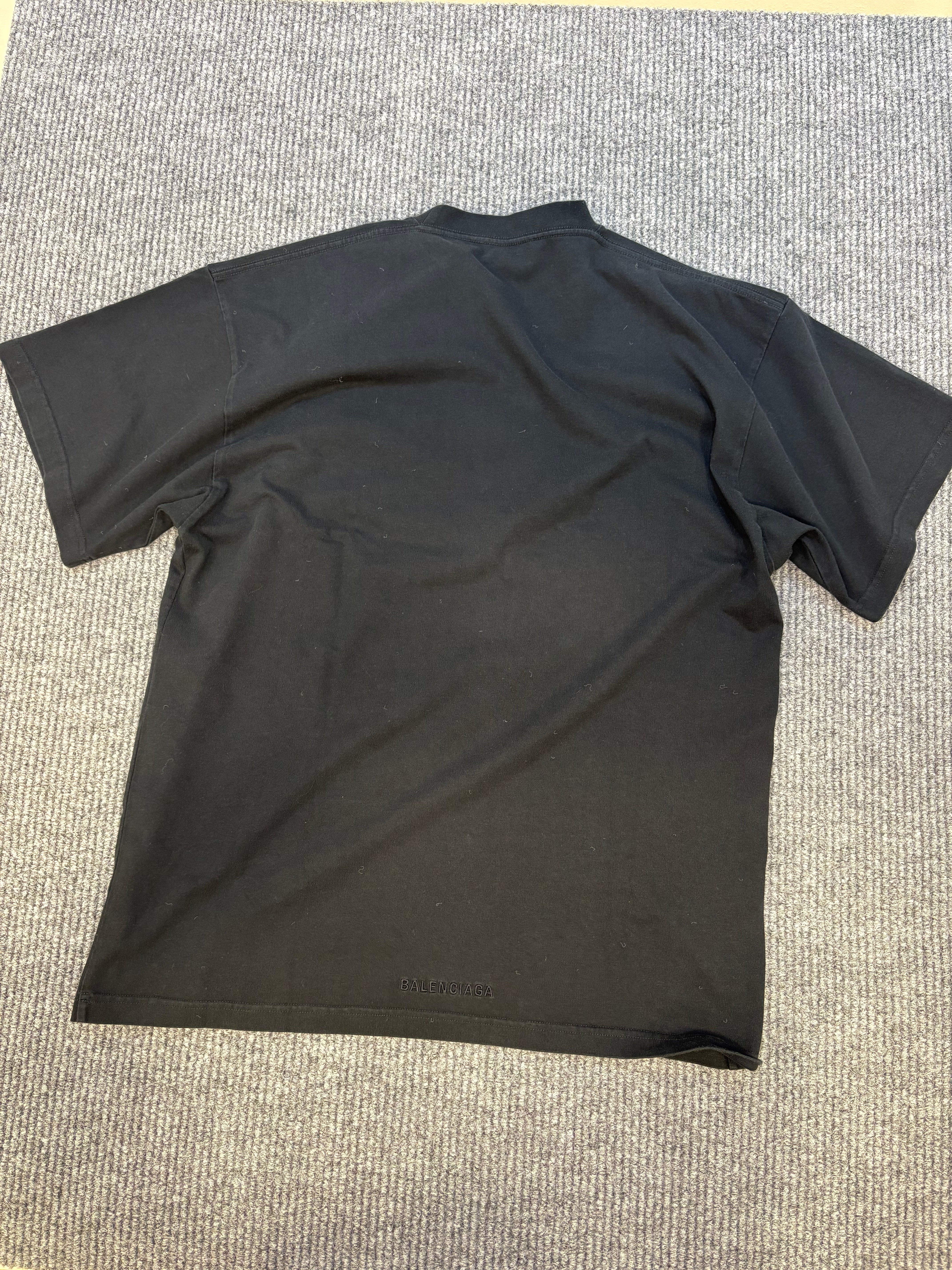 Balenciaga The Simpsons Tee Black L