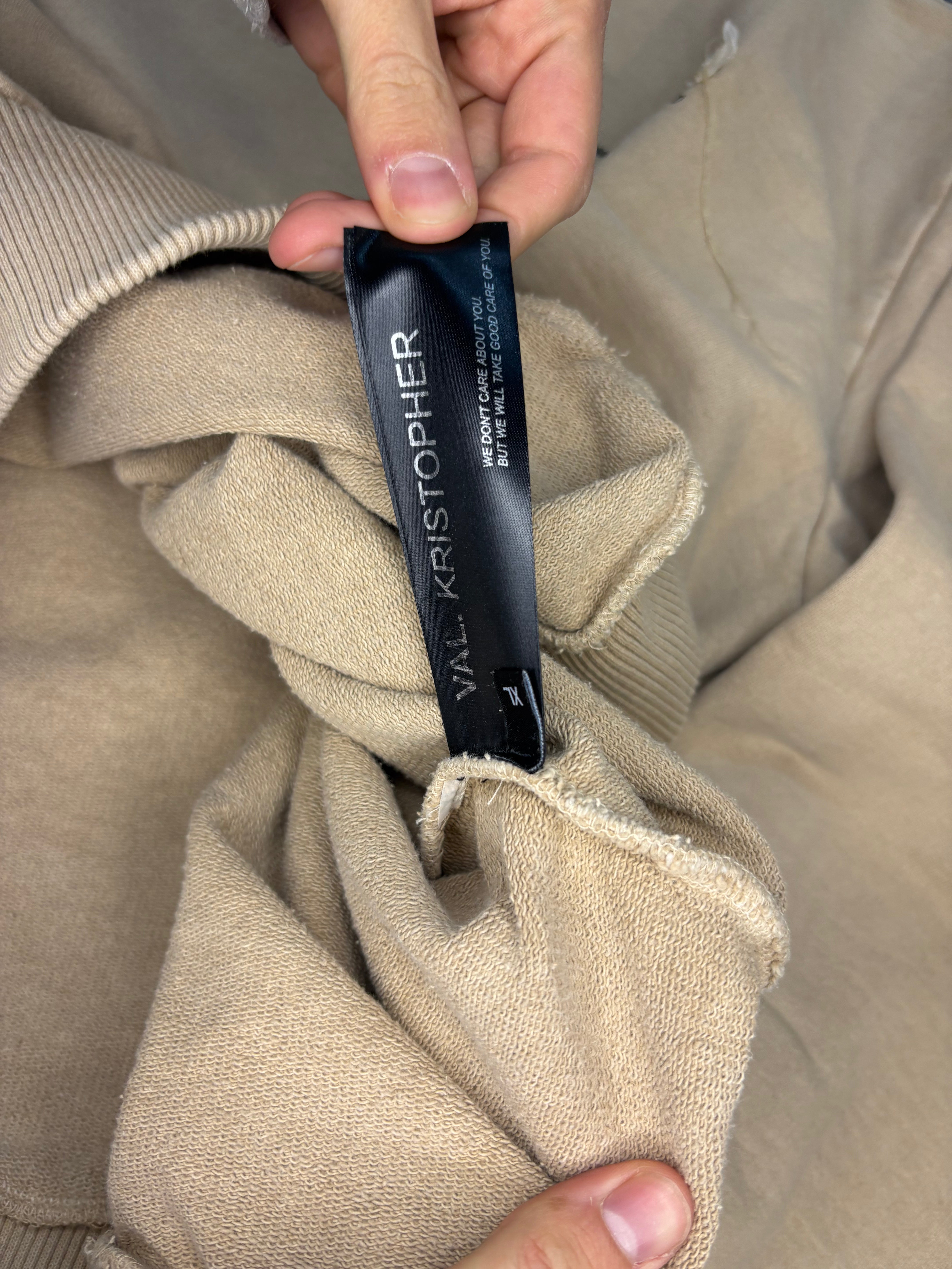 Val Kristopher Crewneck Beige XL