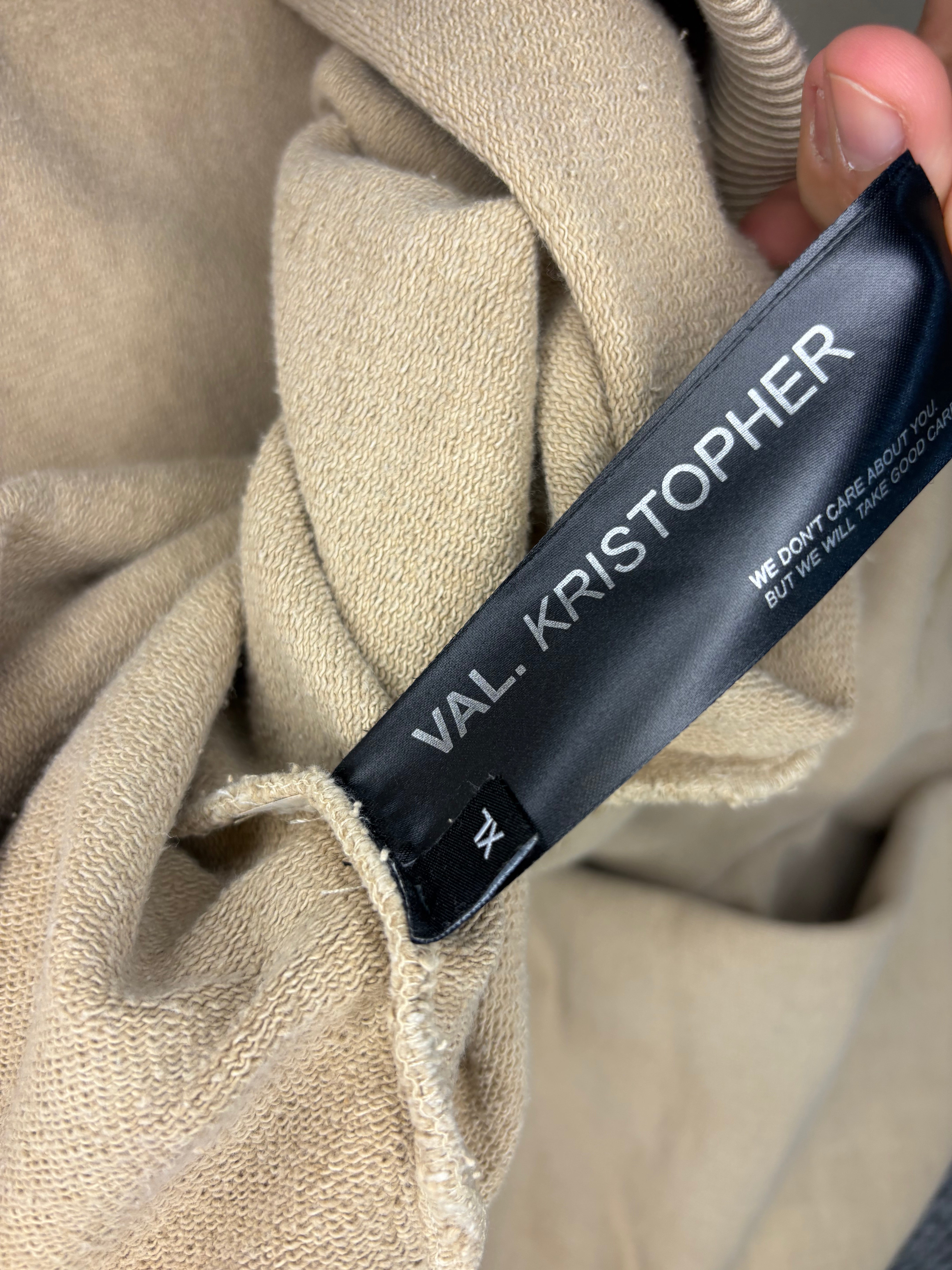 Val Kristopher Crewneck Beige XL