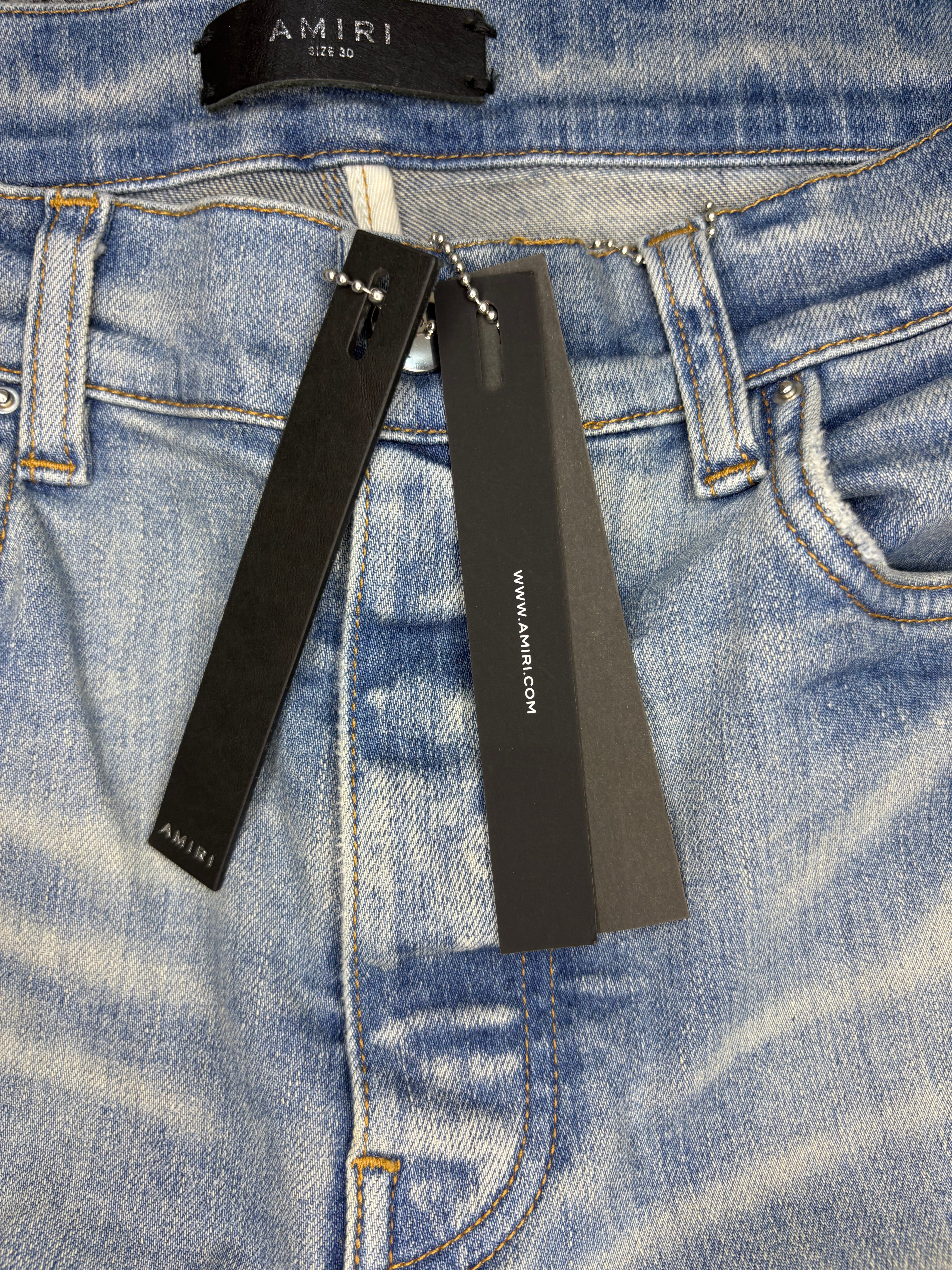 Amiri Bandana Distressed Pants 46