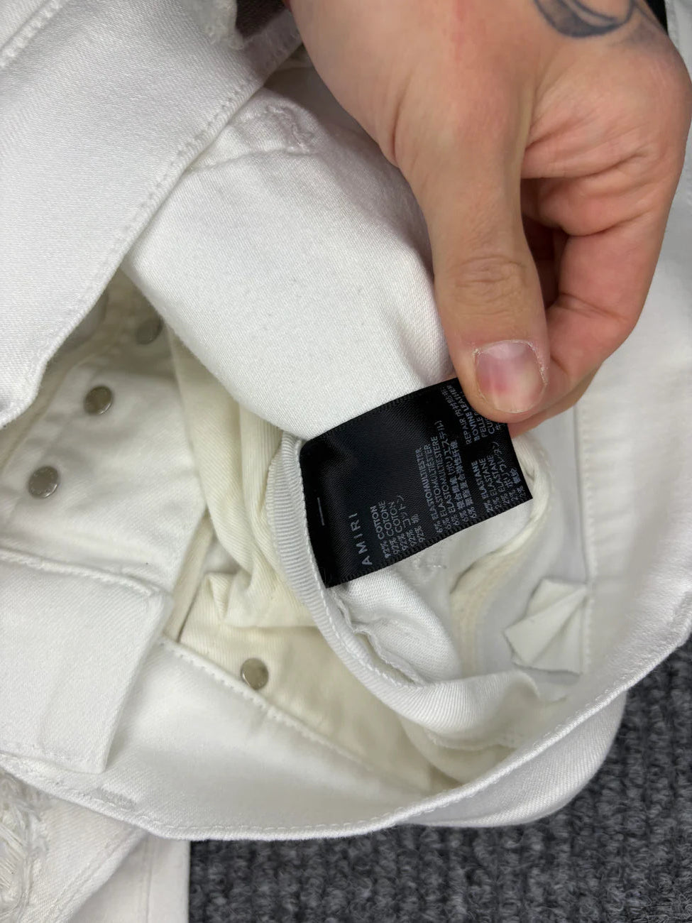 Amiri Pants MX1 White 46