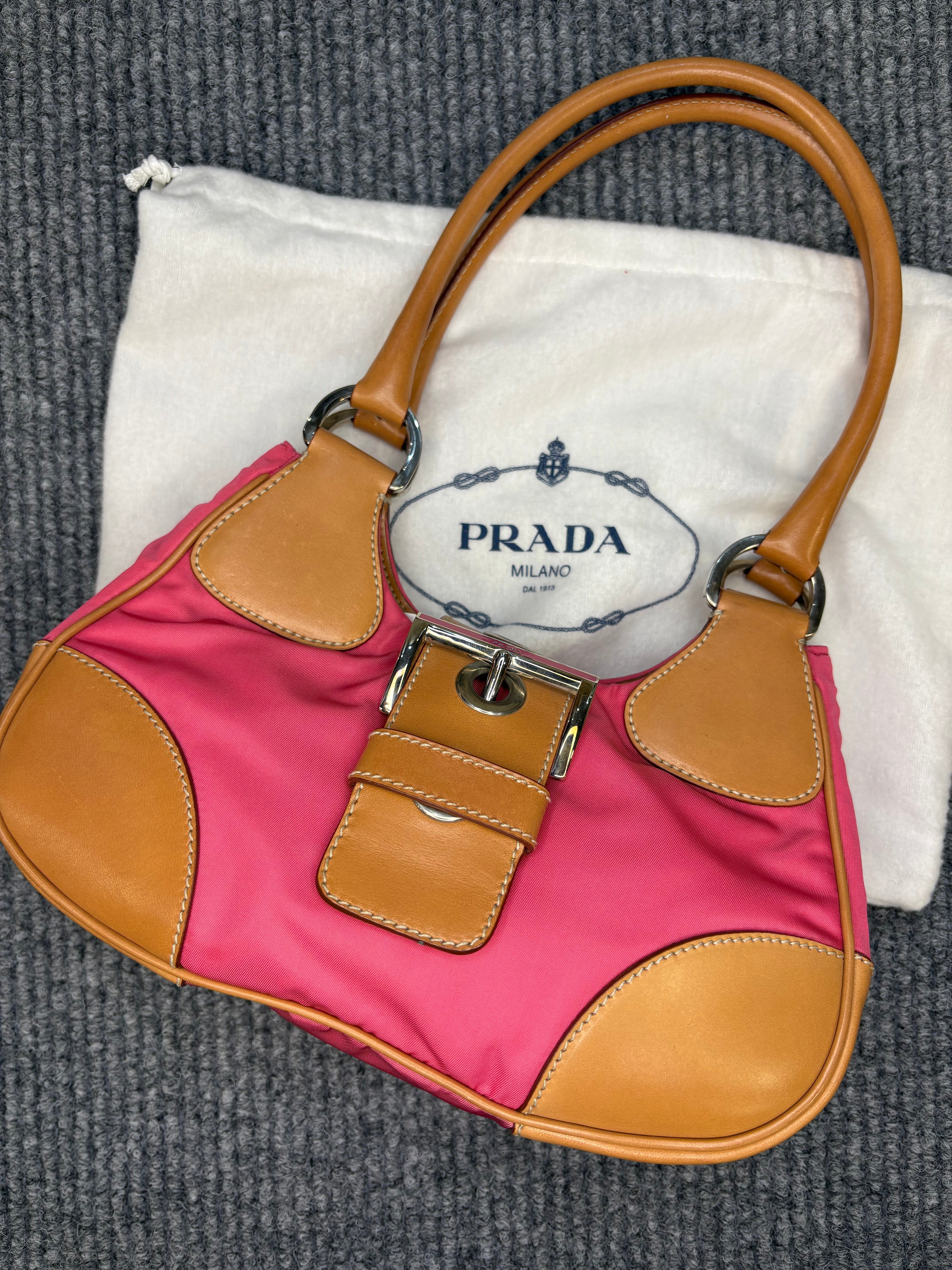 Prada Moon Vintage in Nylon Fucsia
