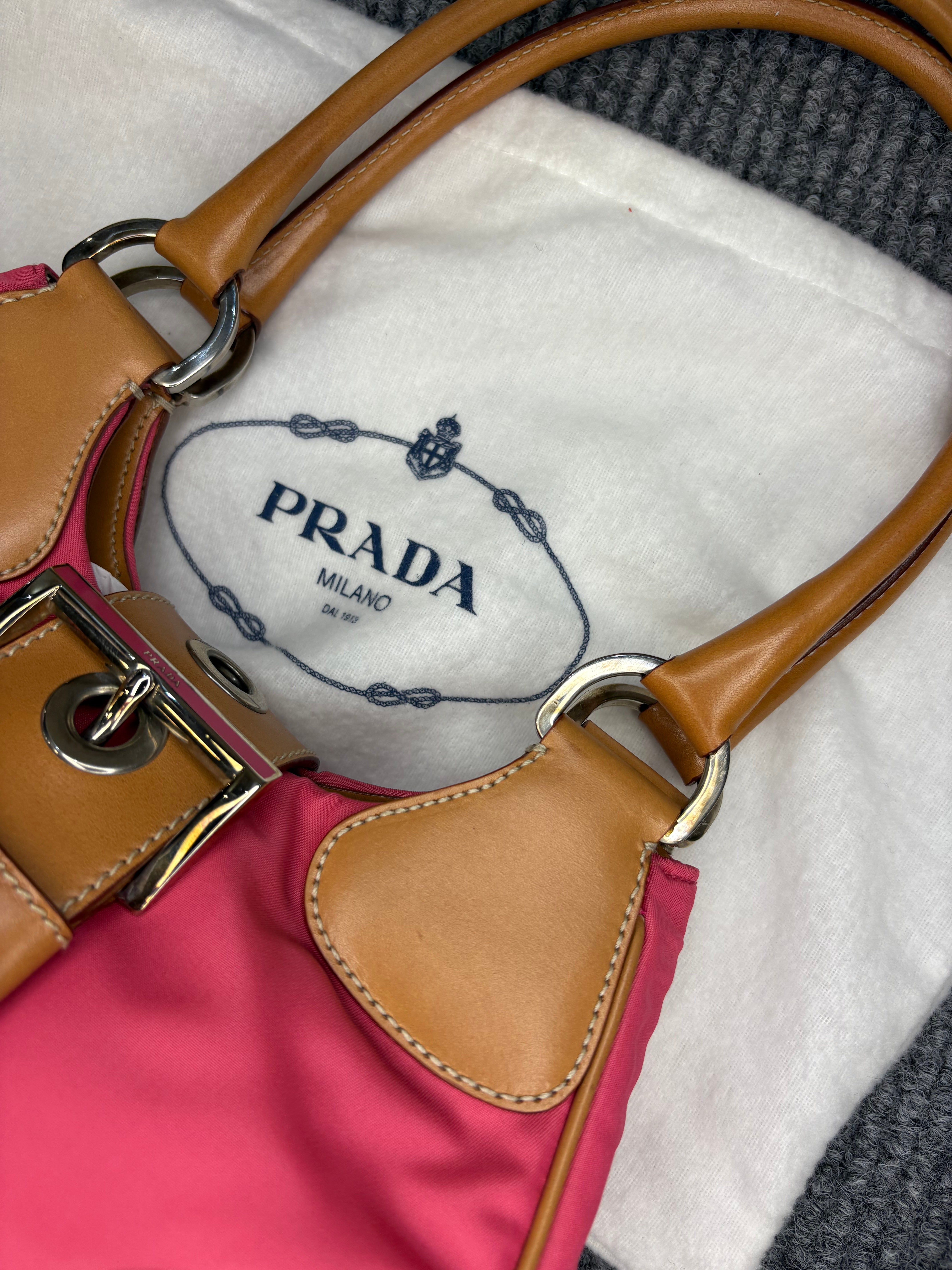 Prada Moon Vintage in Nylon Fucsia