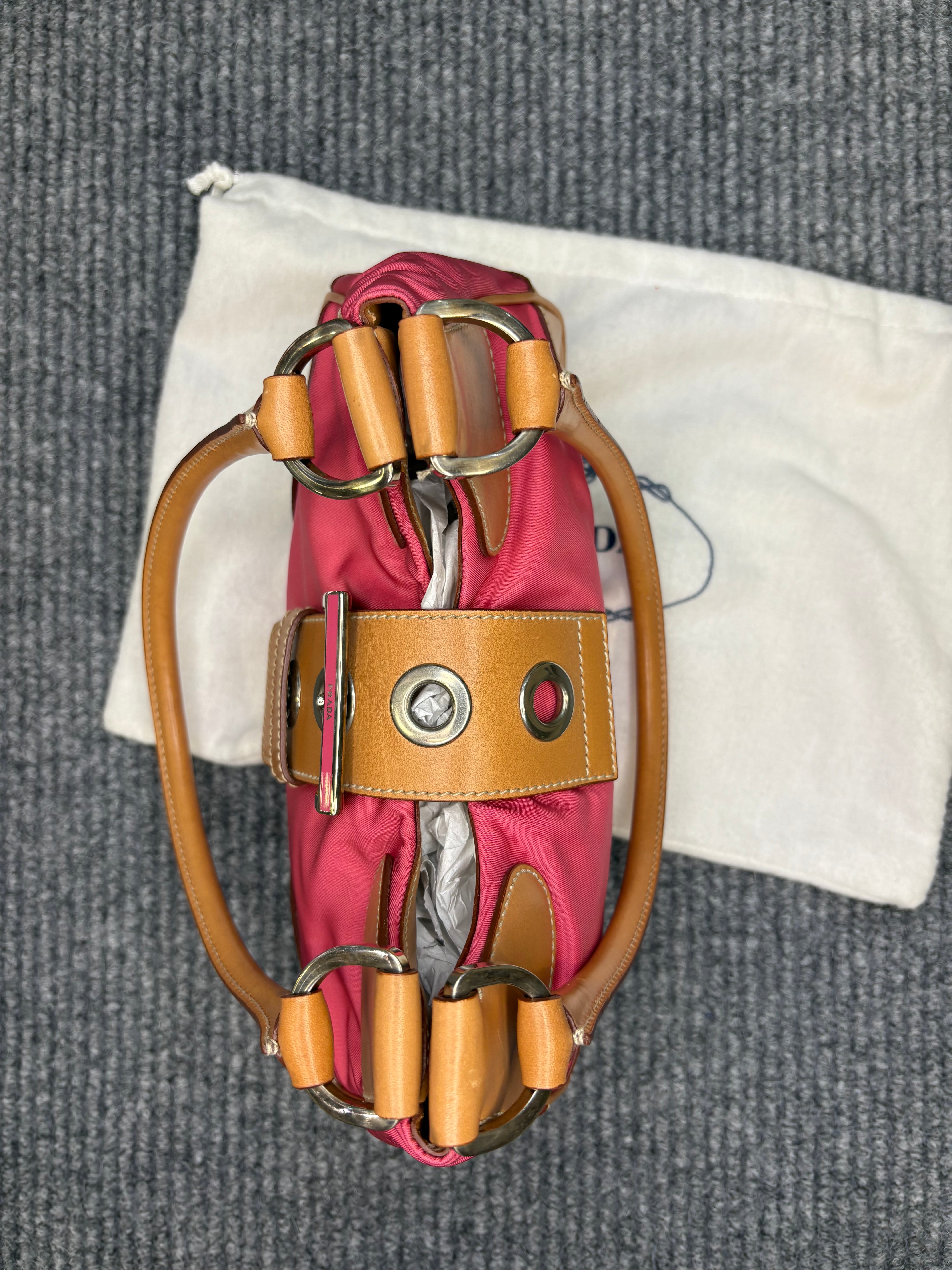 Prada Moon Vintage in Nylon Fucsia