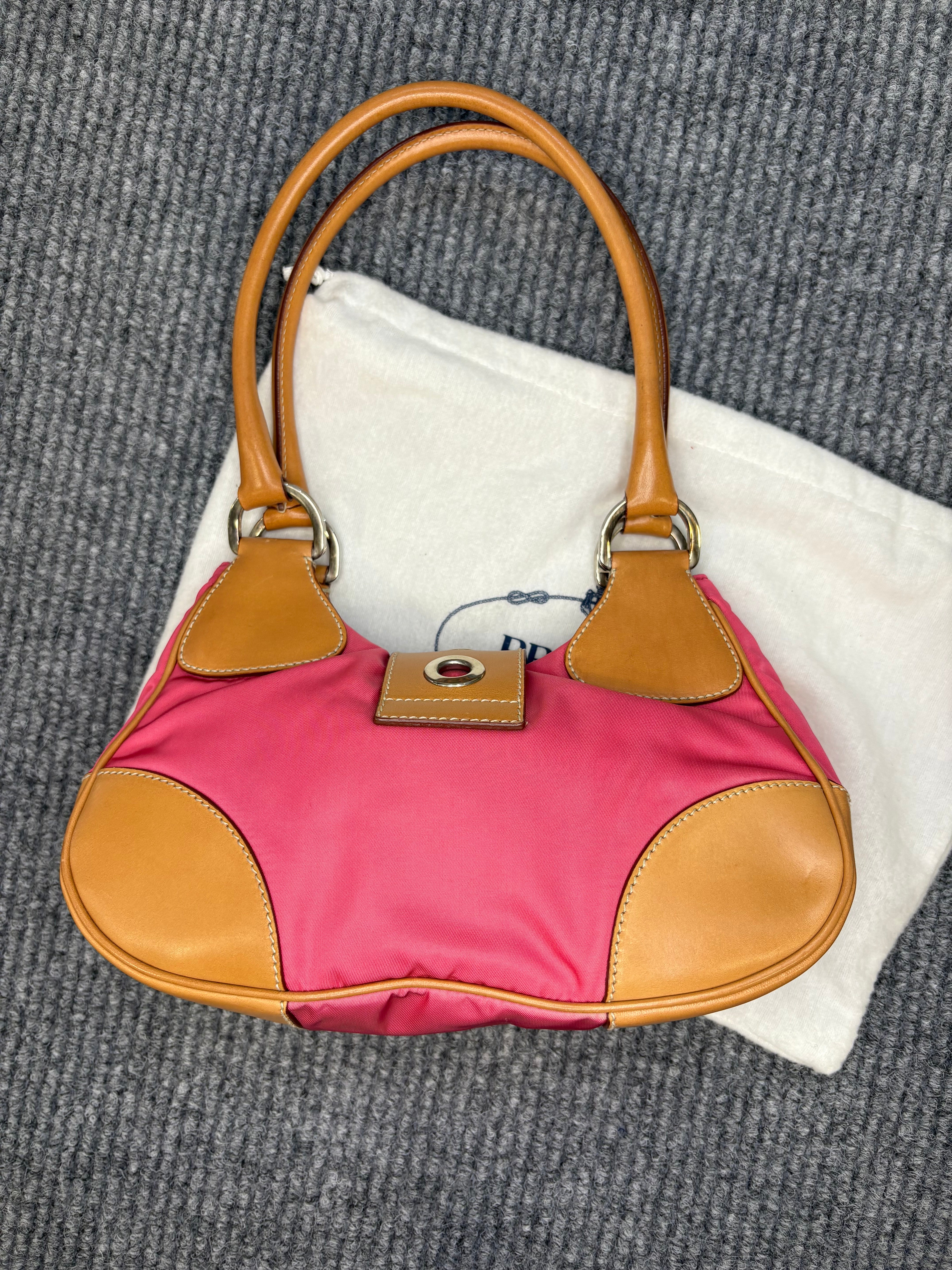 Prada Moon Vintage in Nylon Fucsia