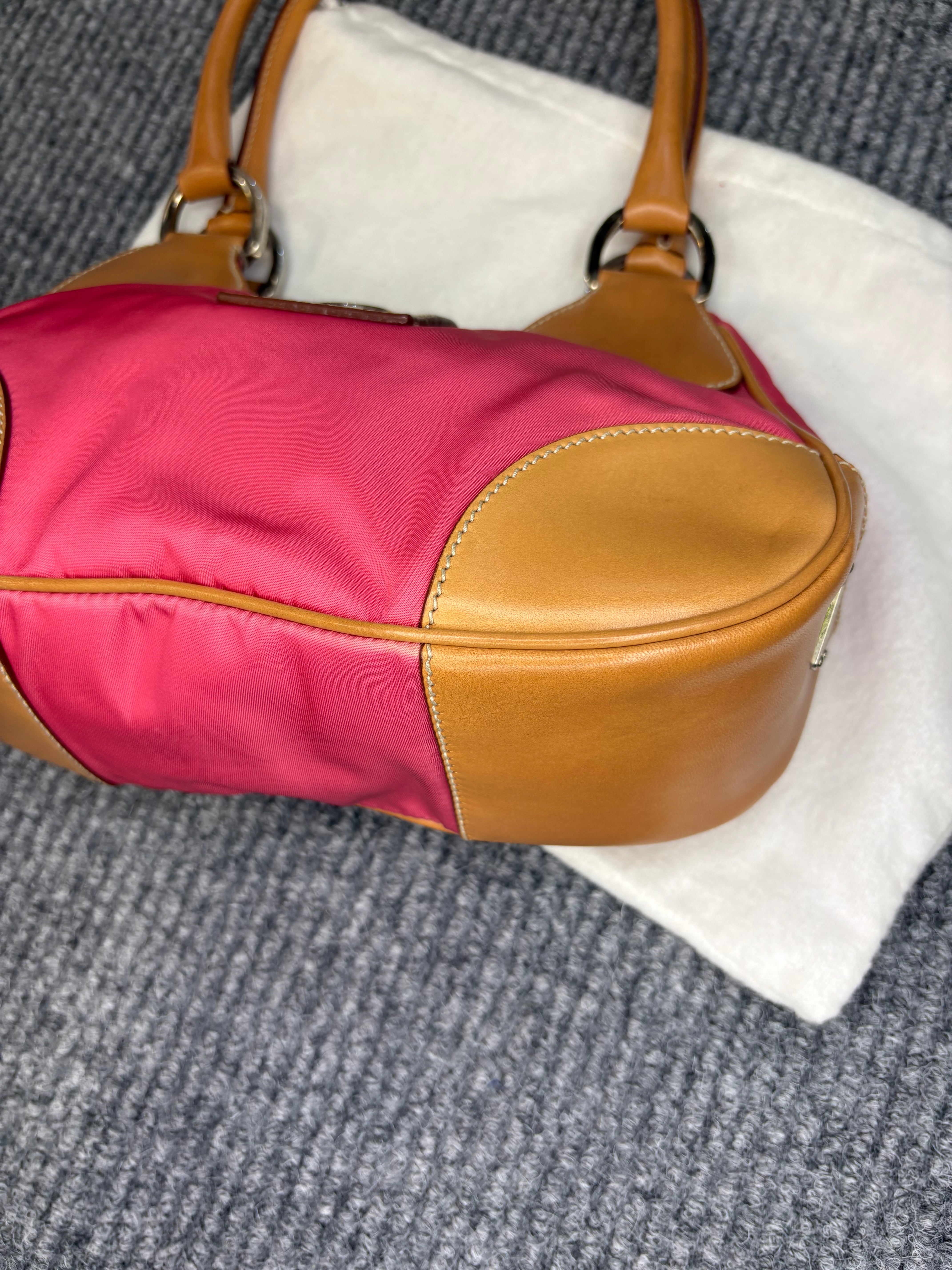 Prada Moon Vintage in Nylon Fucsia