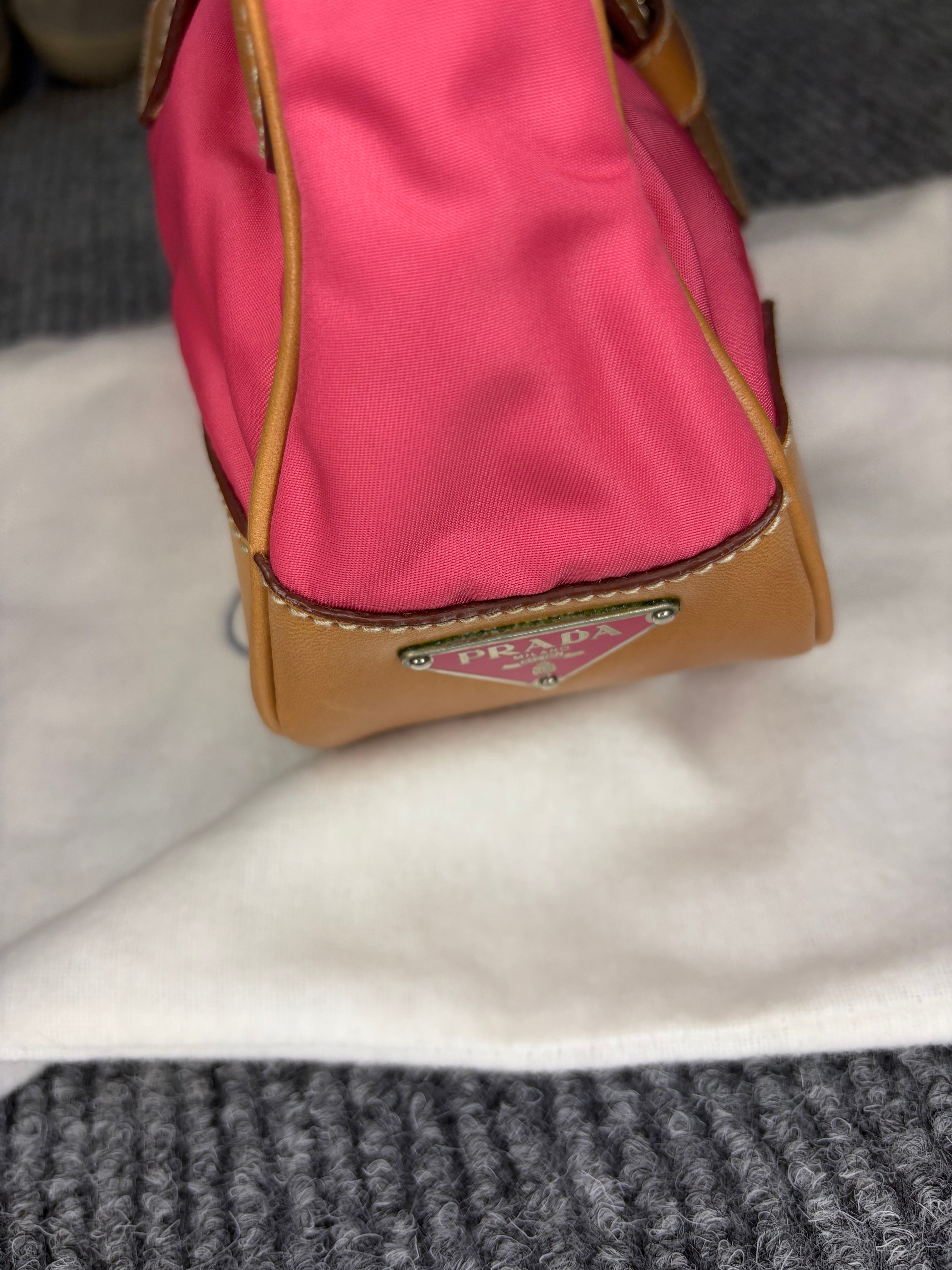 Prada Moon Vintage in Nylon Fucsia
