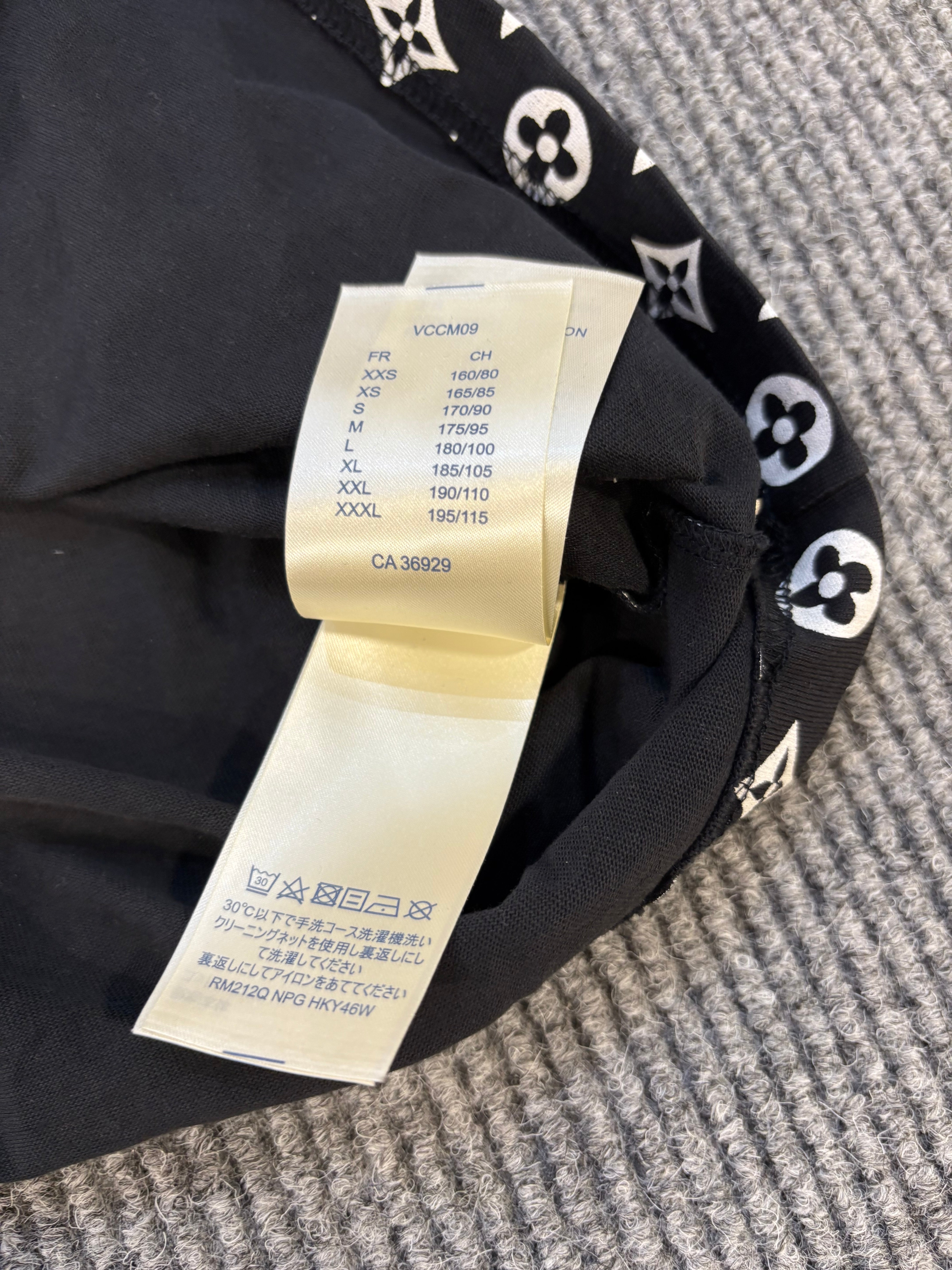 Louis Vuitton Tee Gradient Black M