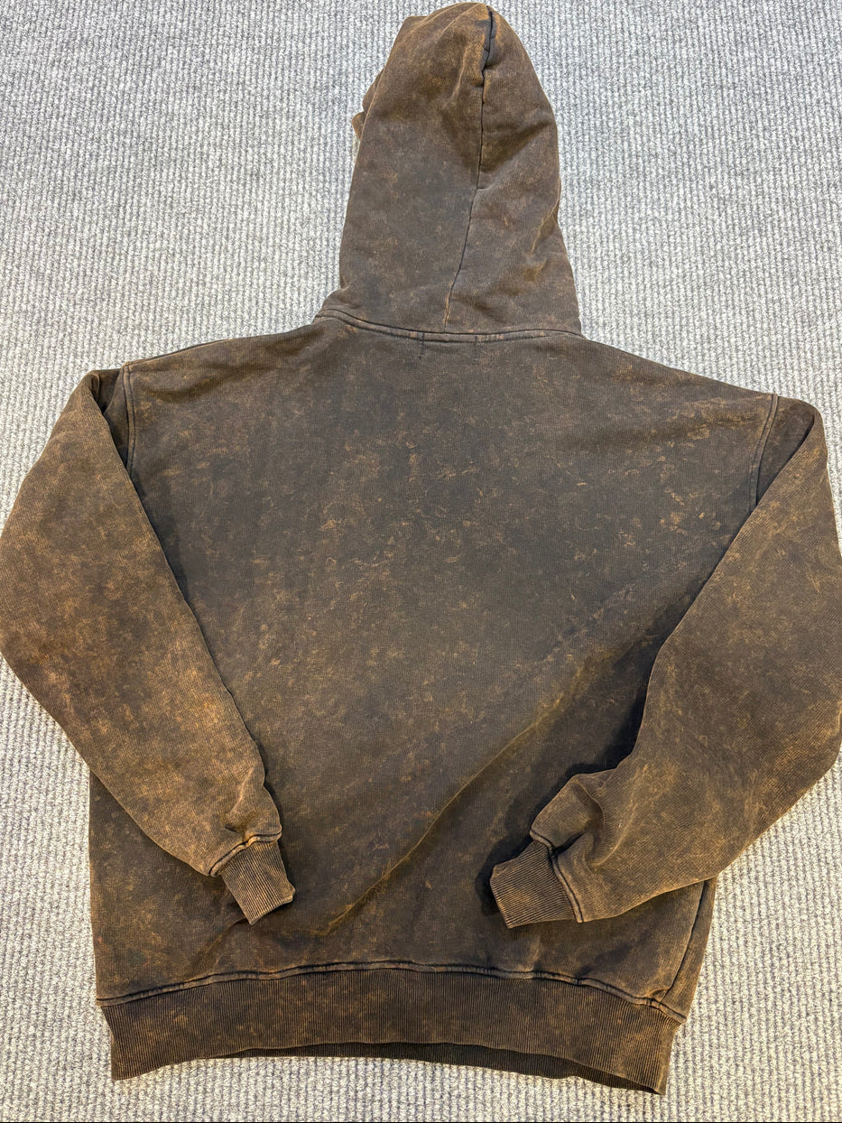 Private Faded Hoodie Black M