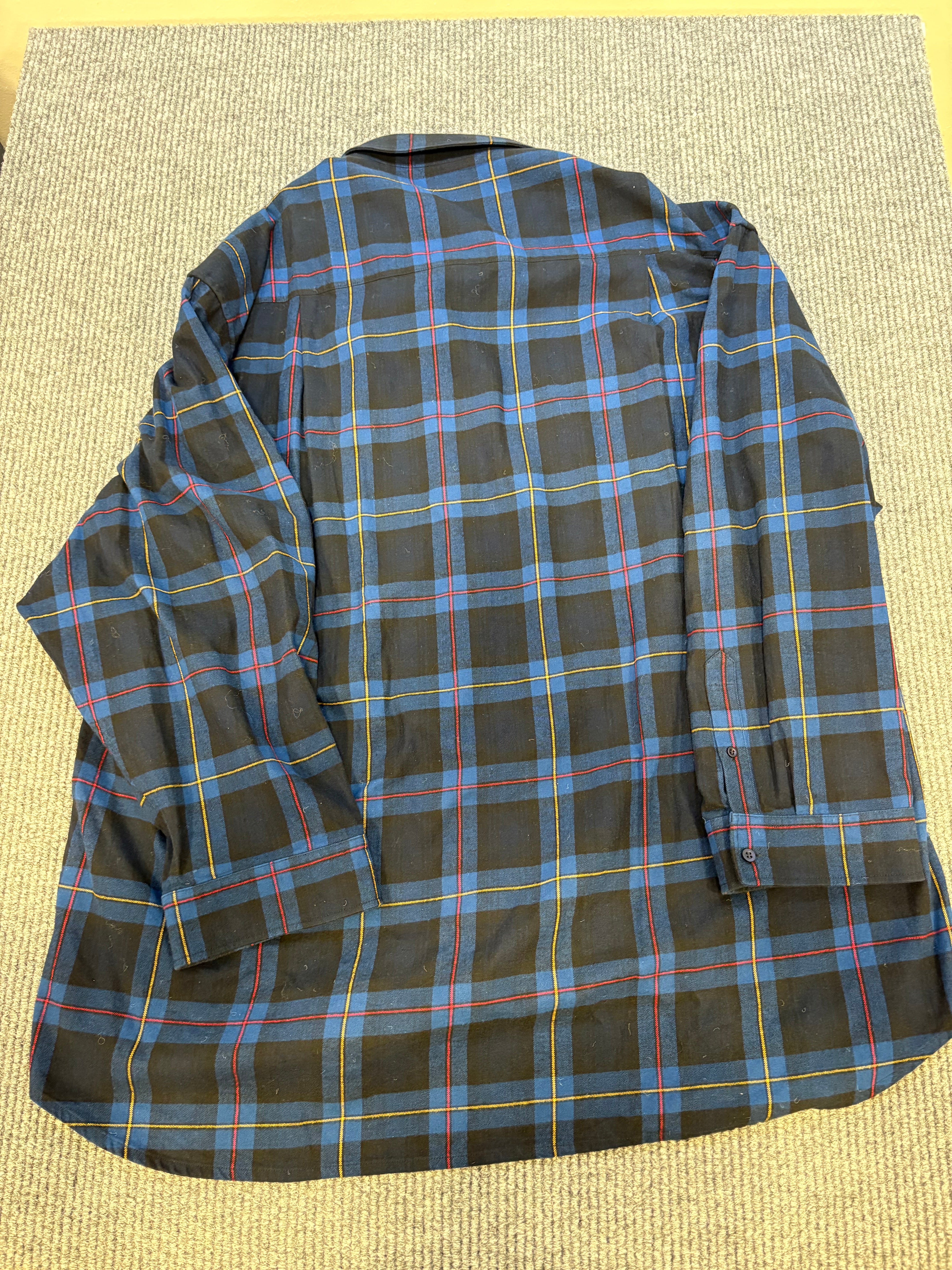 Balenciaga Oversized Shirt Blue L