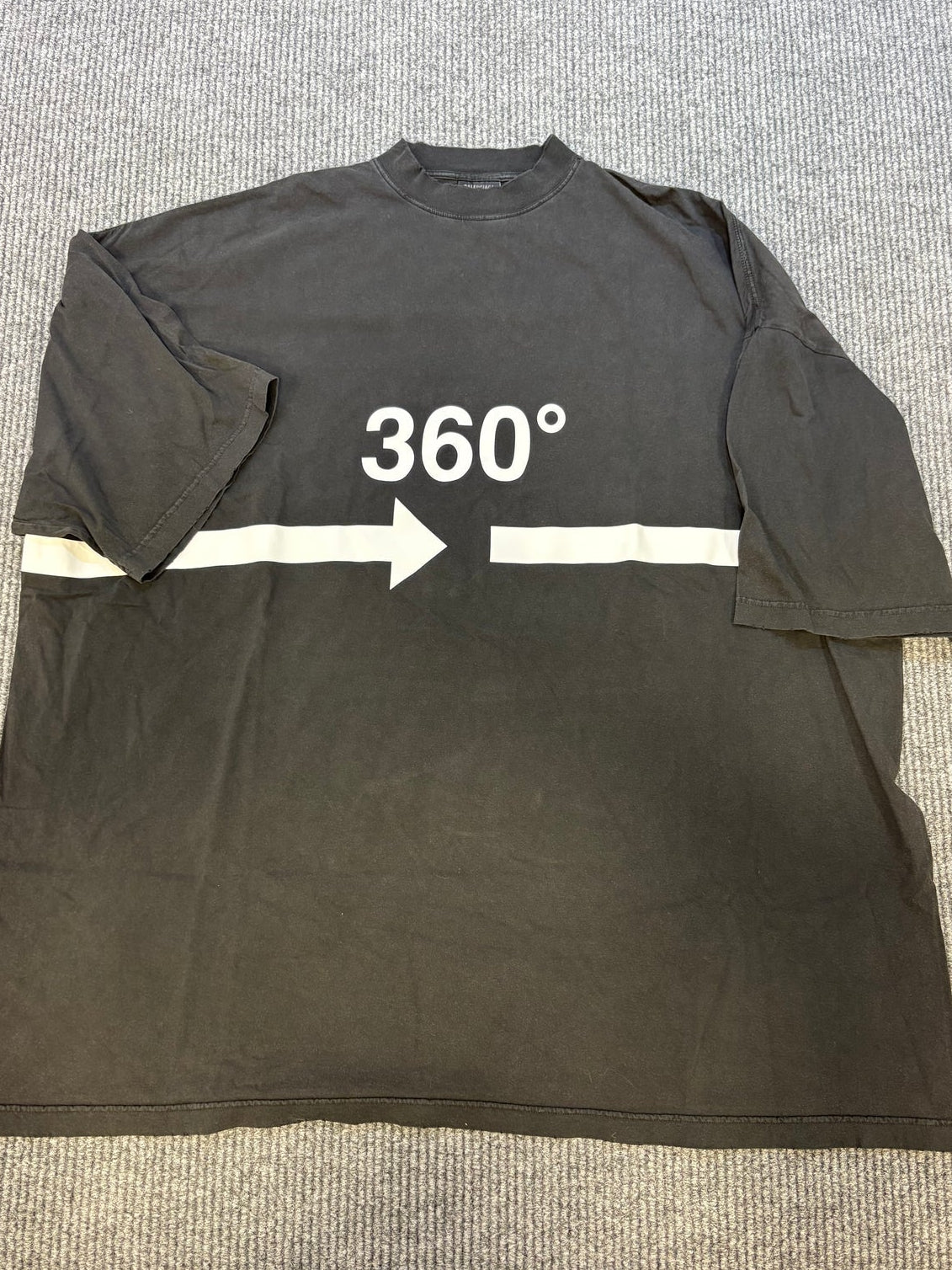 Balenciaga Oversize Tee Black 2