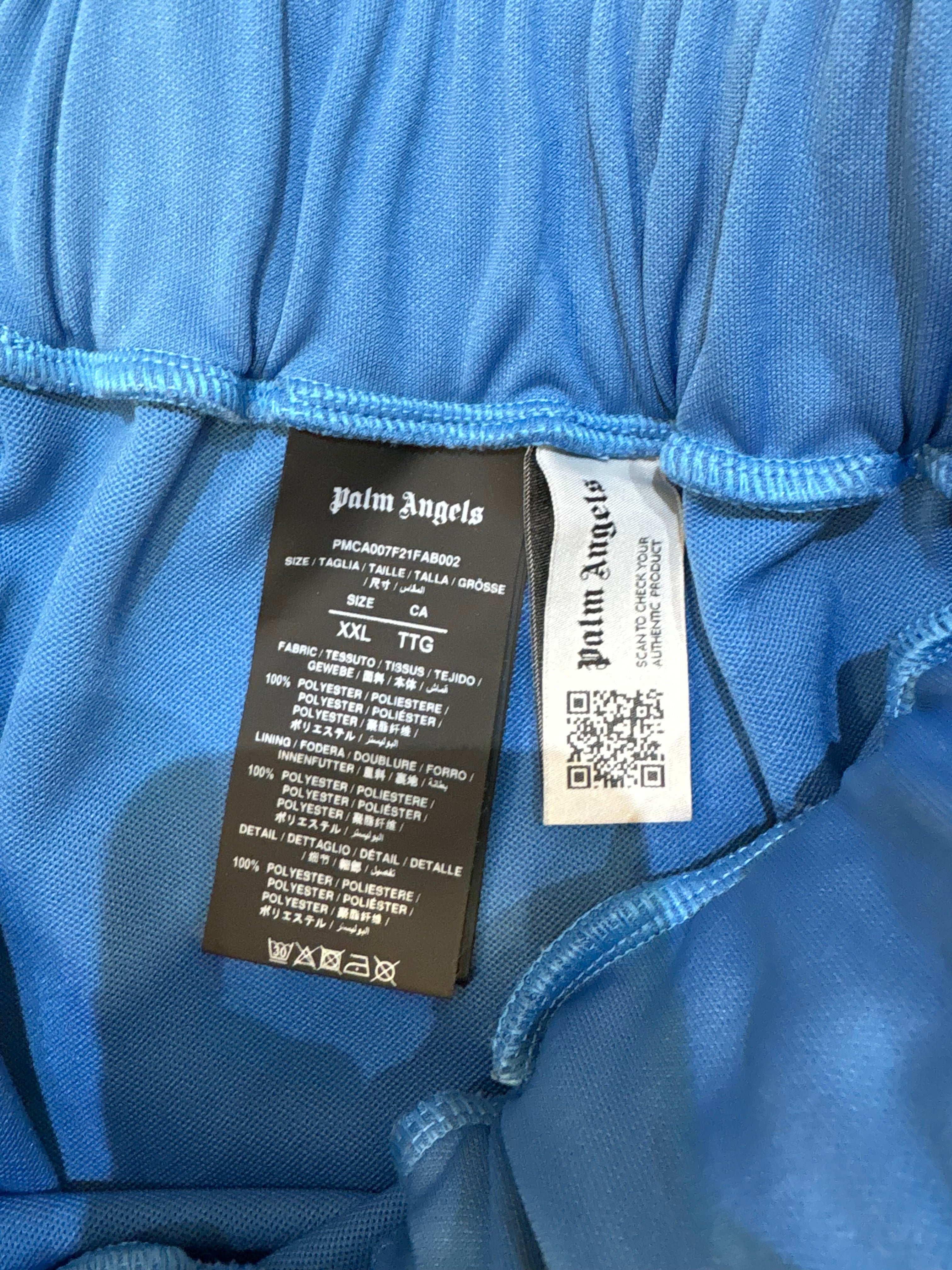 Palm Angels Pants Light Blue XXL