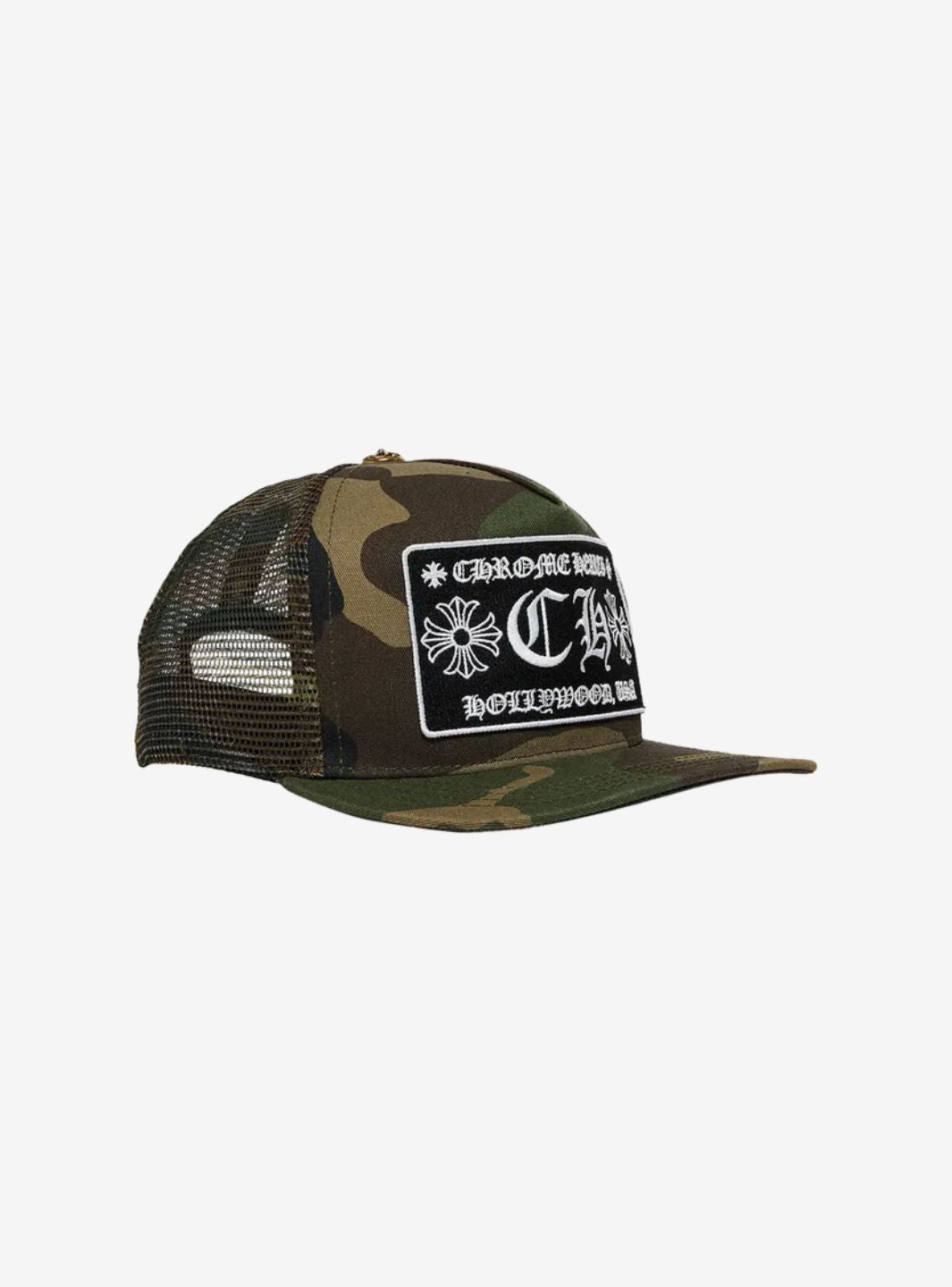 Chrome Hearts CH Hollywood Trucker Hat Camo