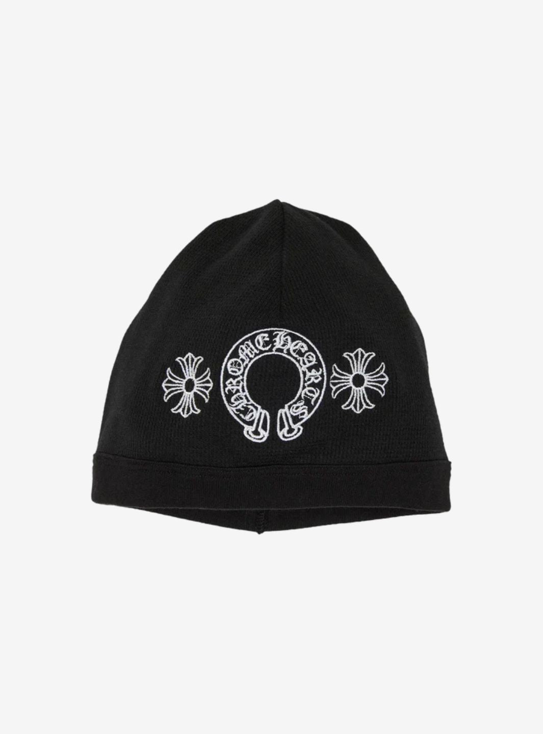 Chrome Hearts Horseshoe Skull Cap Beanie Black
