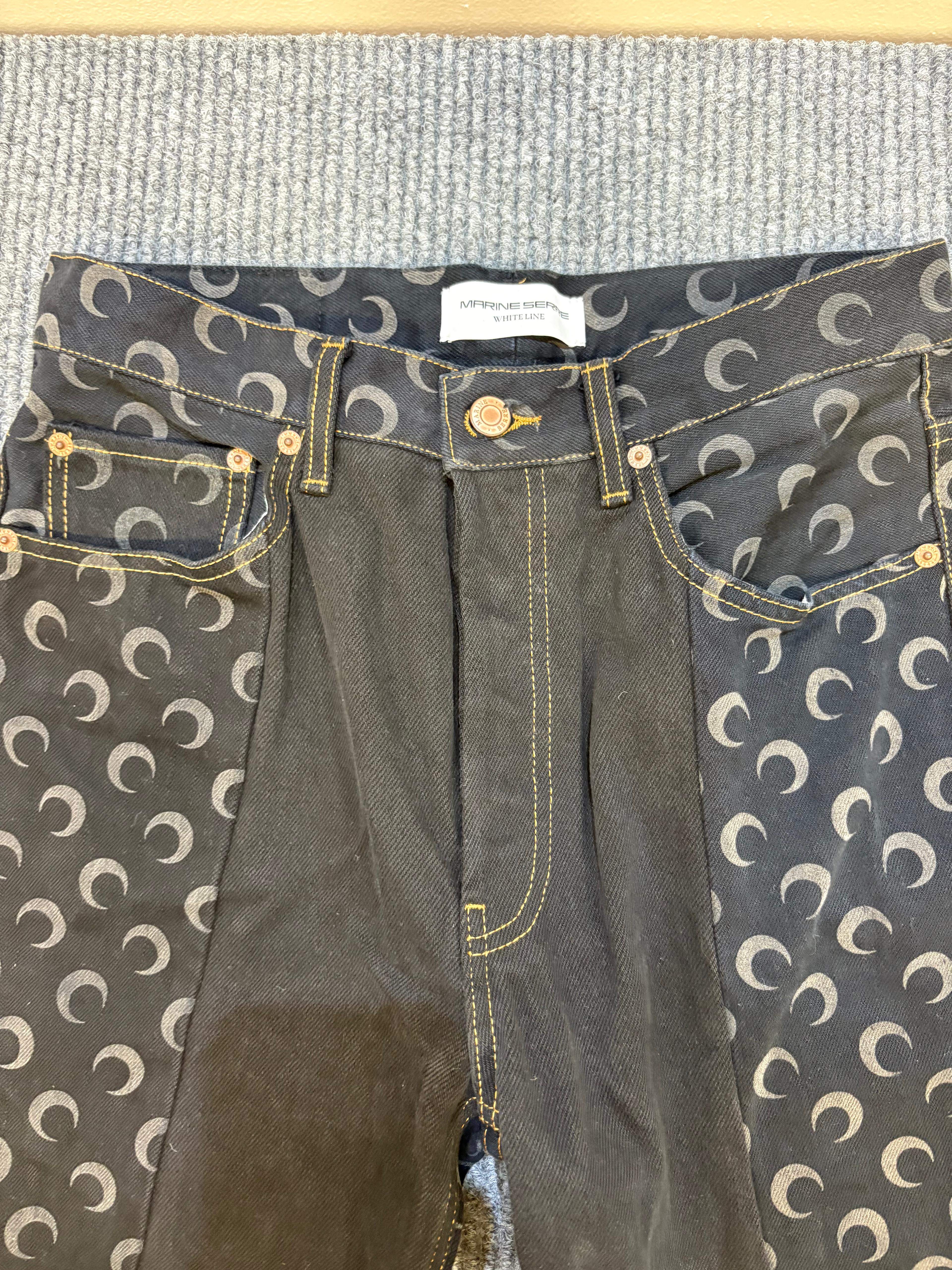 Marine Serre Denim Pants S