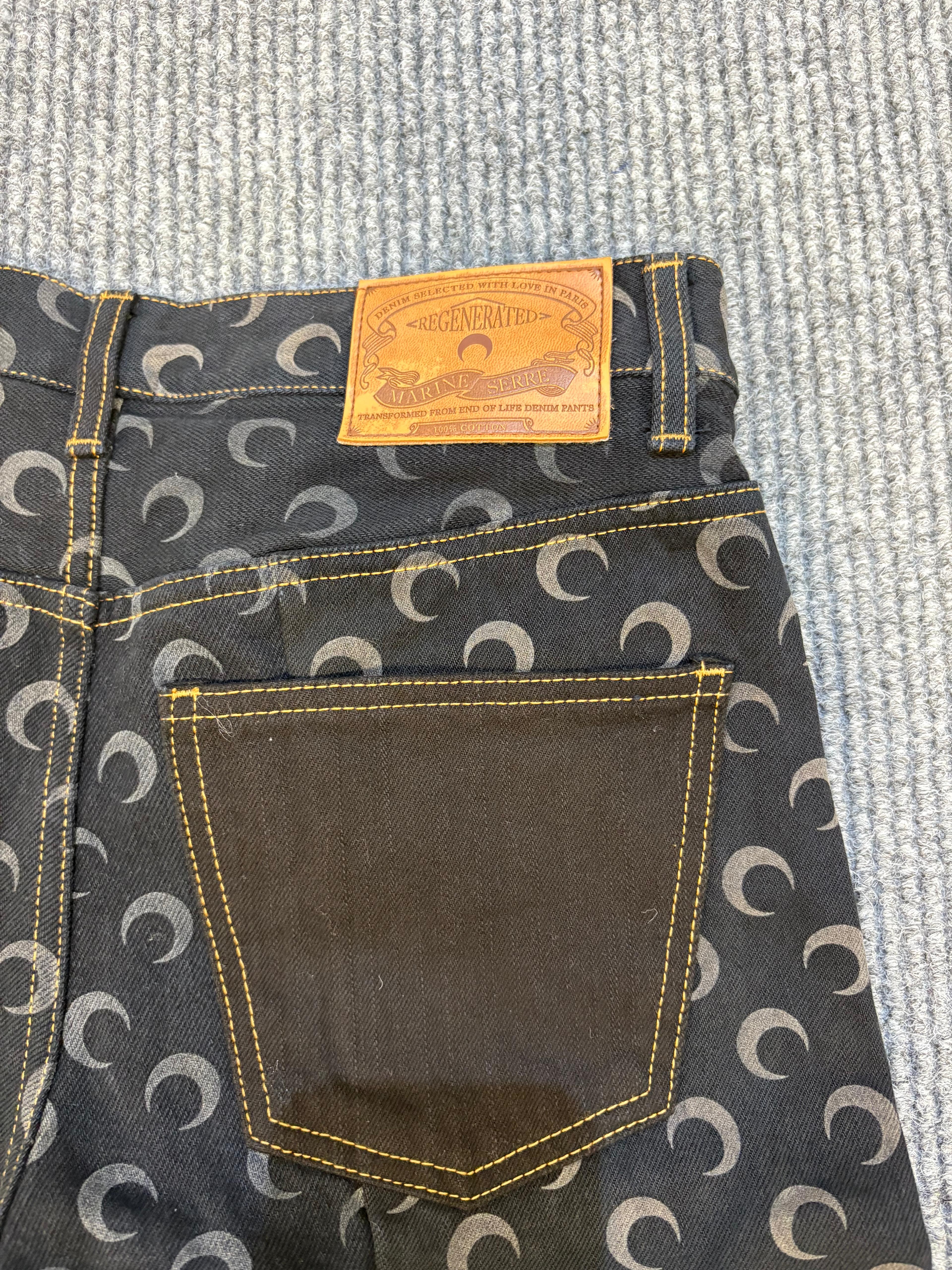 Marine Serre Denim Pants S