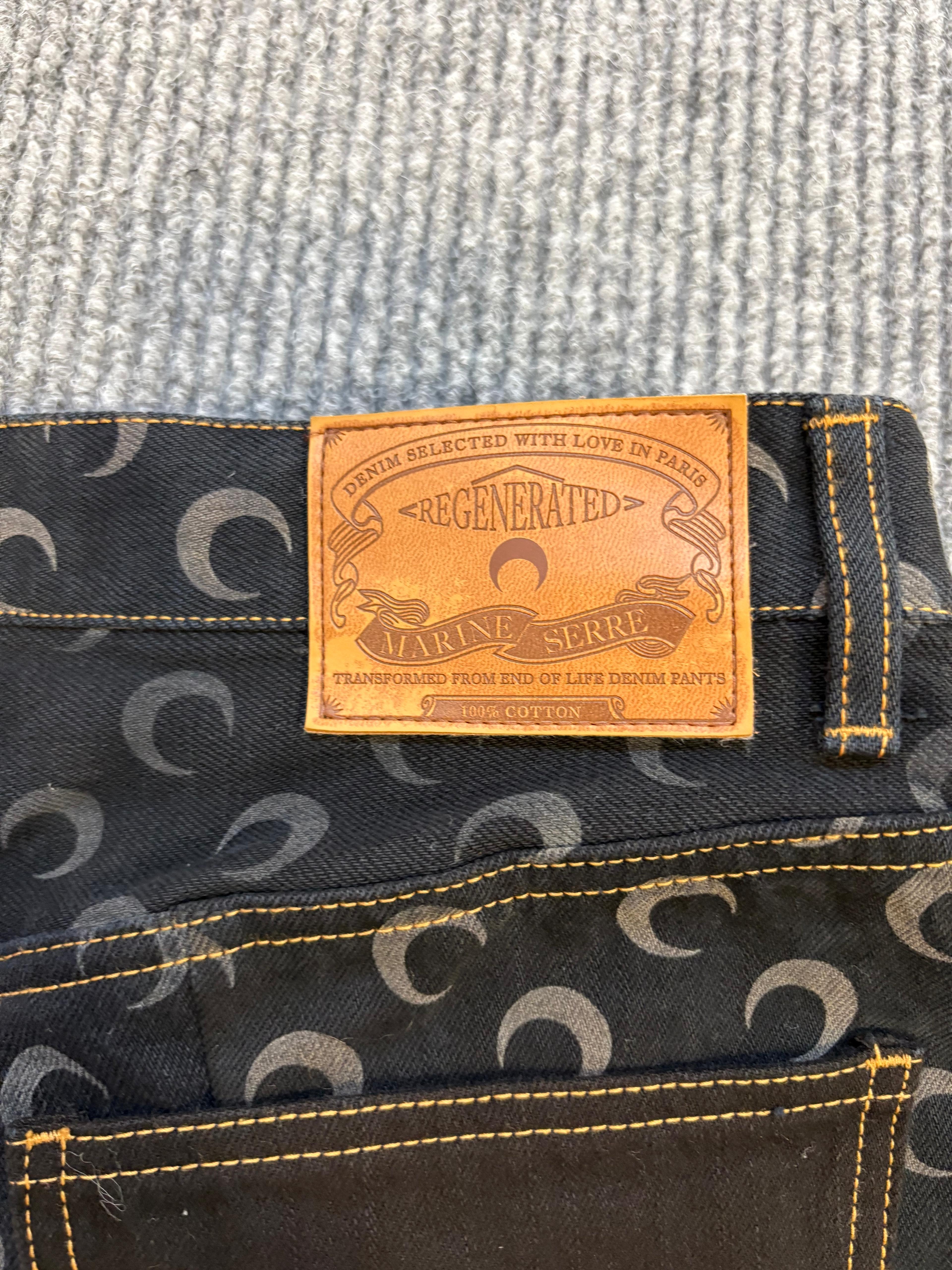 Marine Serre Denim Pants S