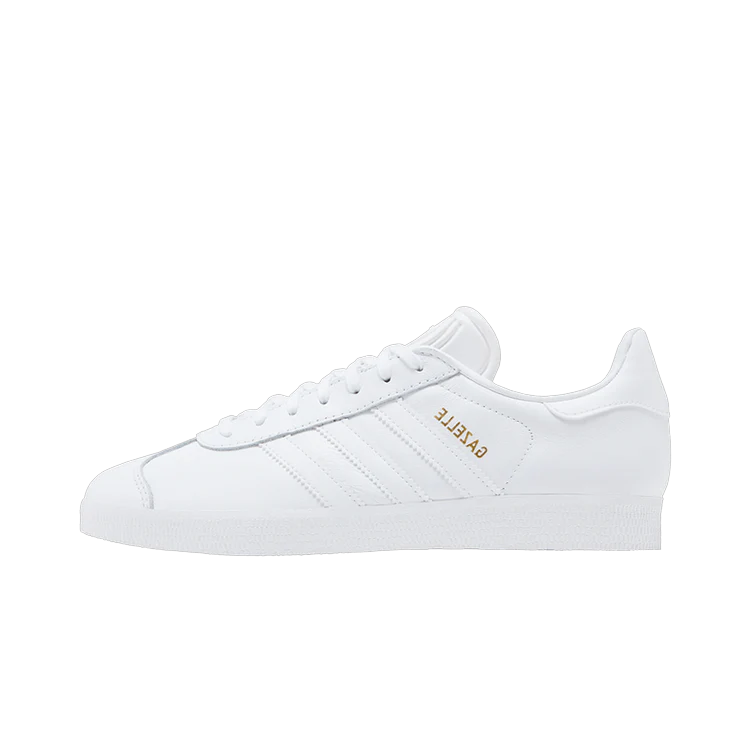 Adidas Gazelle White/White-Gold Metallic