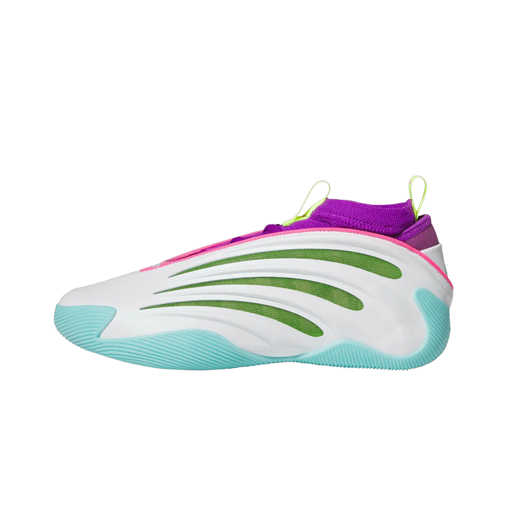 Adidas Harden Vol. 9 Jalen Williams White Lucid Lime Pink