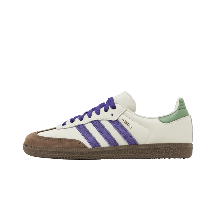 Adidas Samba OG Off White Core Purple Green Brown