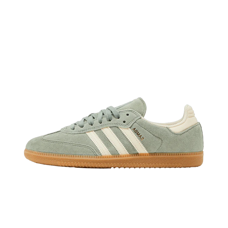 Adidas Samba Silver Green Wonder White