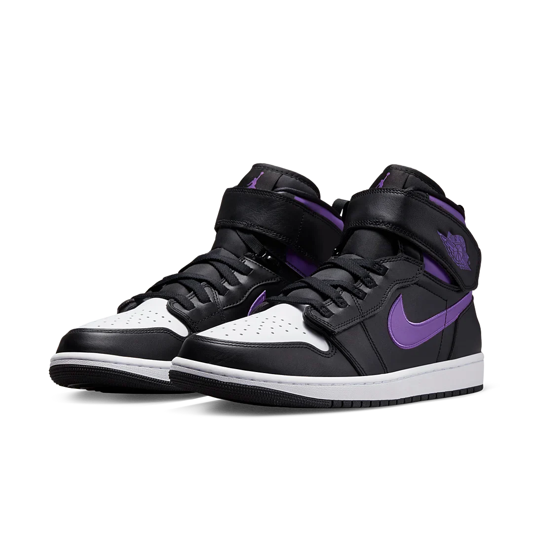 Air Jordan 1 High FlyEase Black Bright Violet
