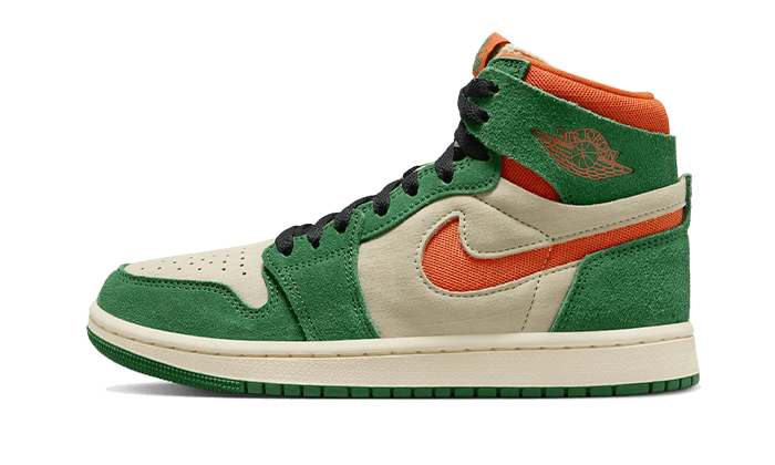 Air Jordan 1 High Zoom Air CMFT 2 Pine Green Orange Blaze