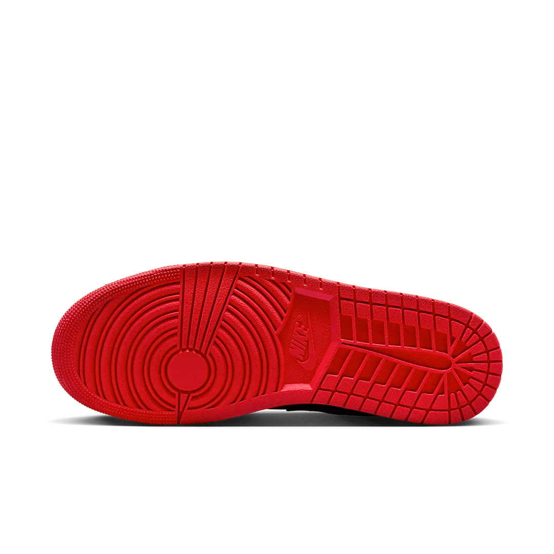 Air Jordan 1 Low Black Light Smoke Grey Gym Red