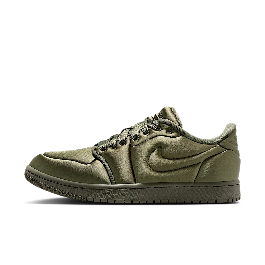 Air Jordan 1 Low Method of Make Satin Medium Olive