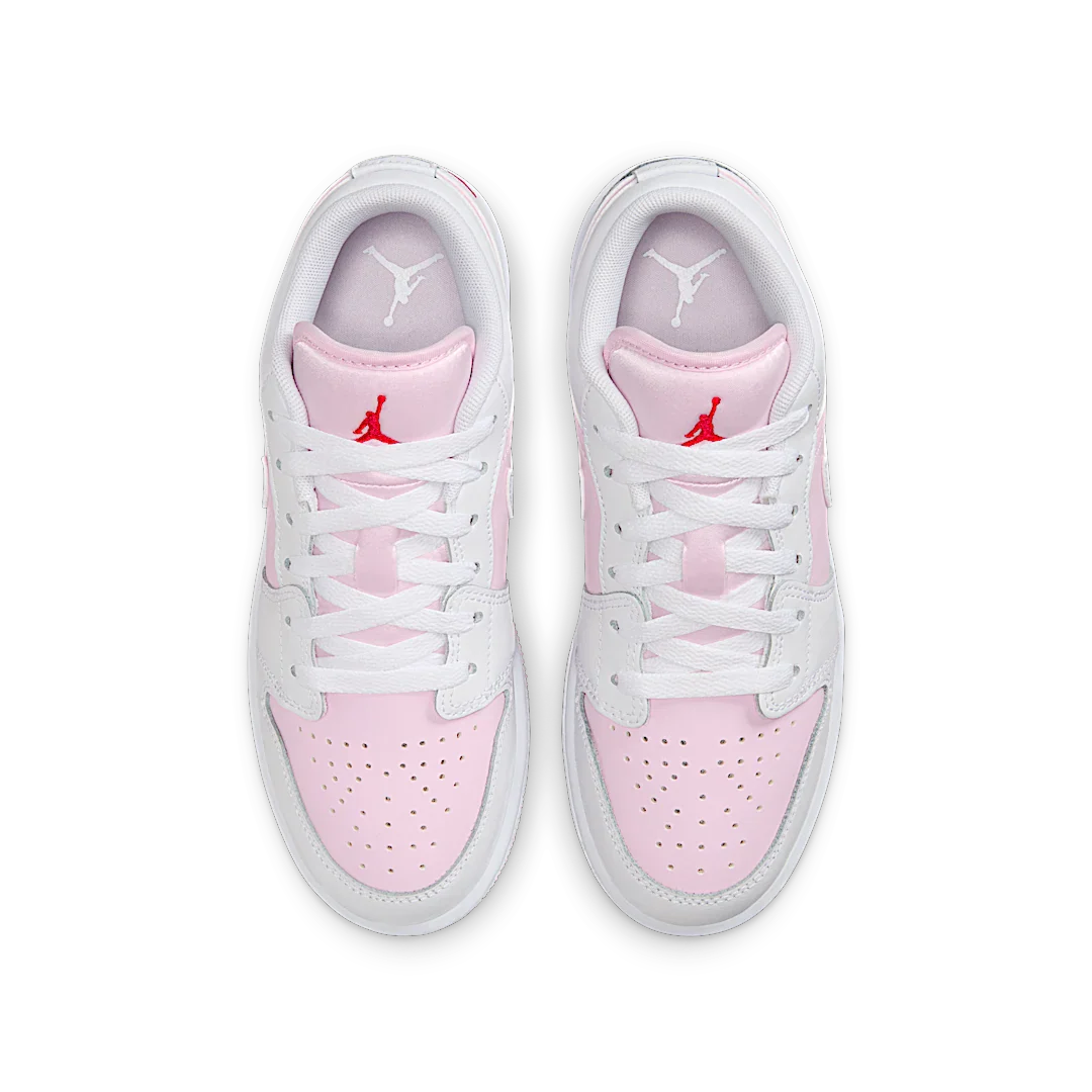 Air Jordan 1 Low Pink Foam Fire Red White