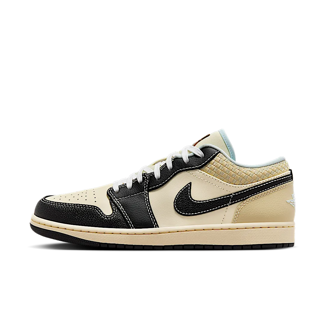 Air Jordan 1 Low SE Coconut Milk Black Muslin