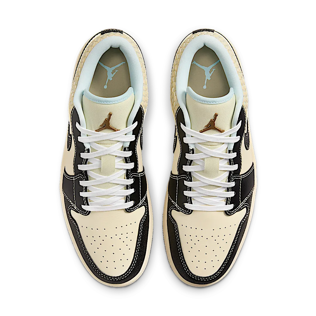 Air Jordan 1 Low SE Coconut Milk Black Muslin