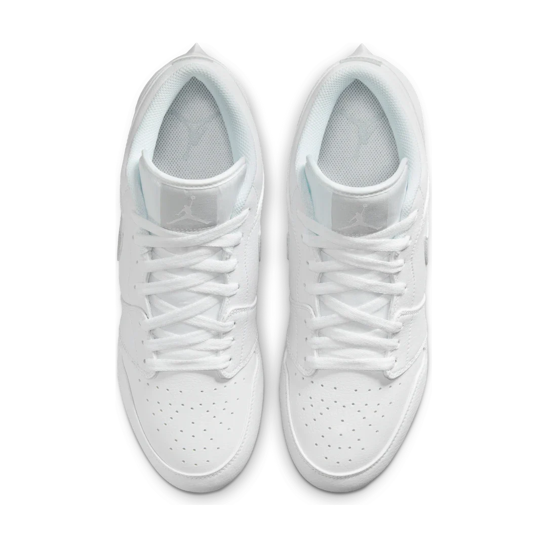 Air Jordan 1 Low TD Cleat White Grey Fog