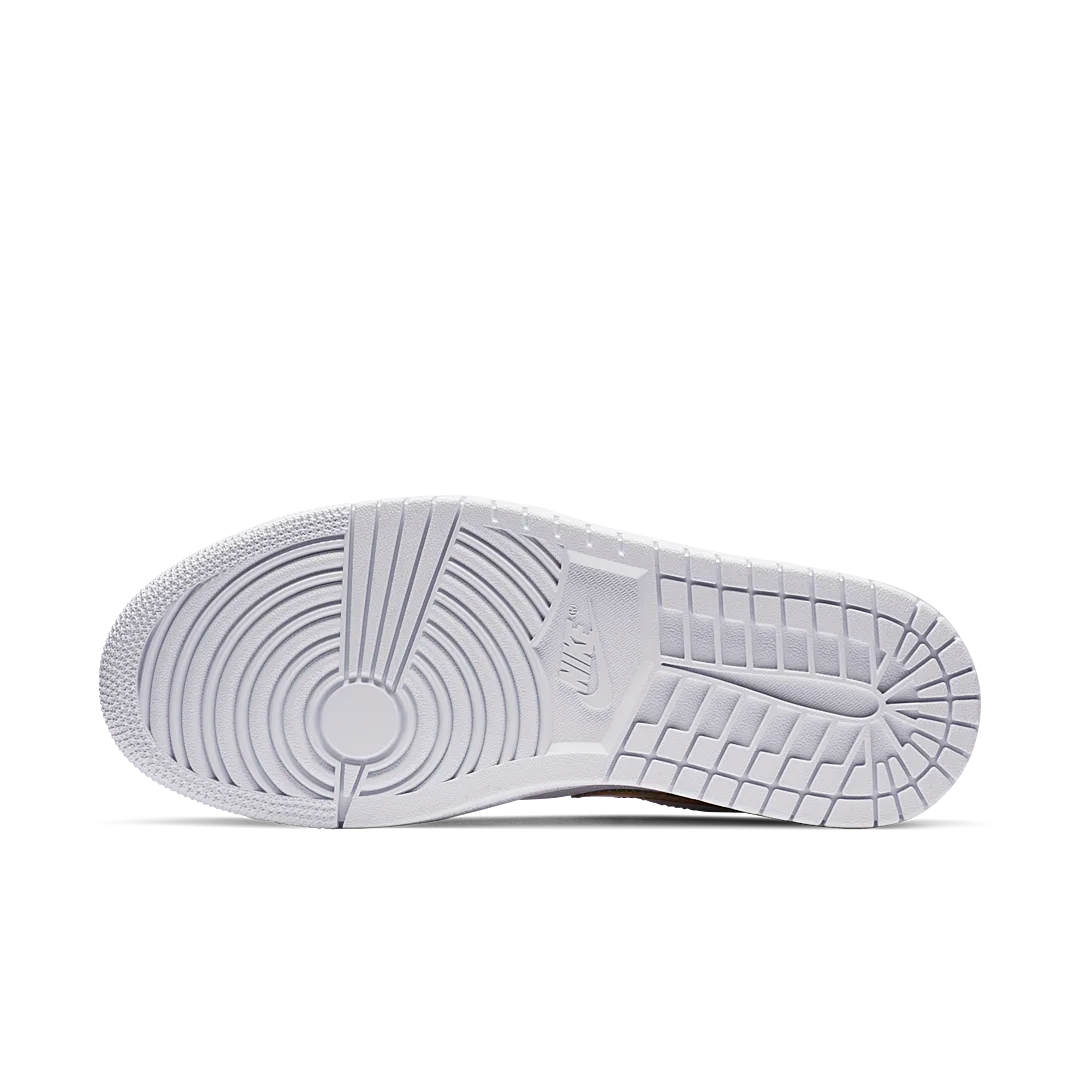 Air Jordan 1 Low White Metallic Gold