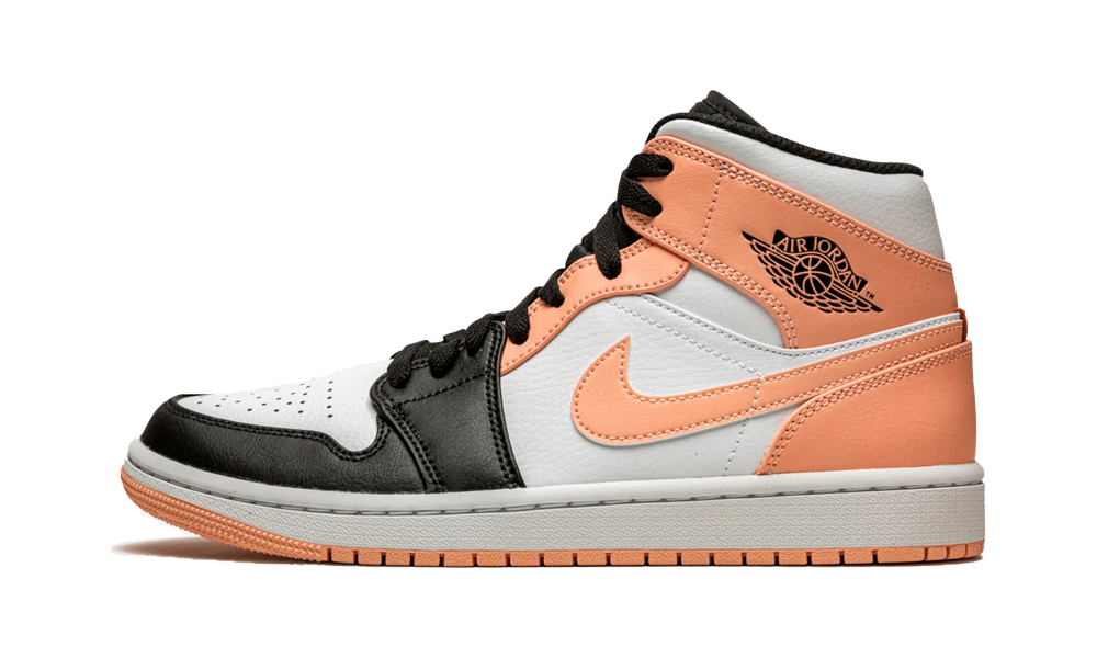 Air Jordan 1 Mid Arctic Orange Black Toe