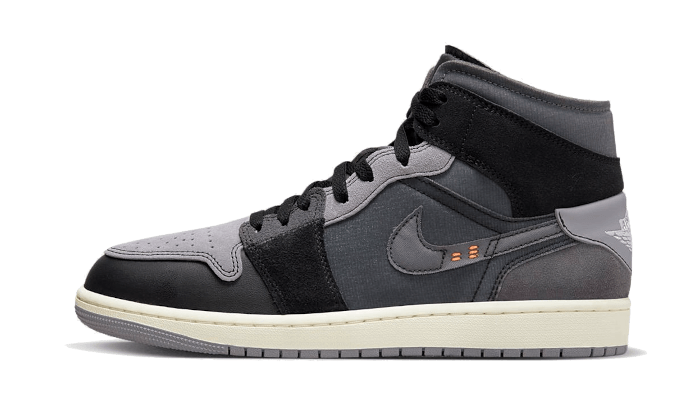 Air Jordan 1 Mid Craft Inside Out Black