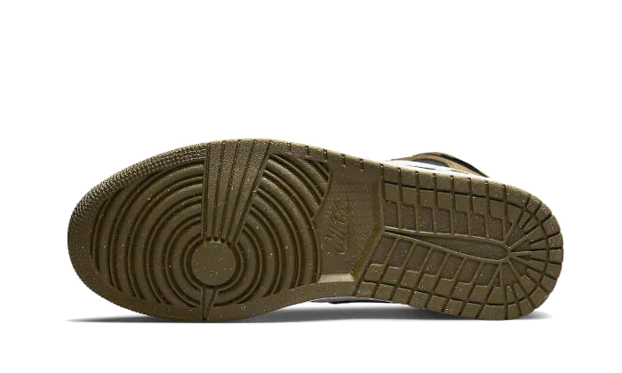 Air Jordan 1 Mid Olive Toe