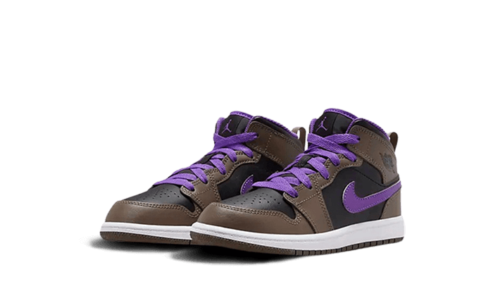 Air Jordan 1 Mid Palomino Wild Berry (PS)